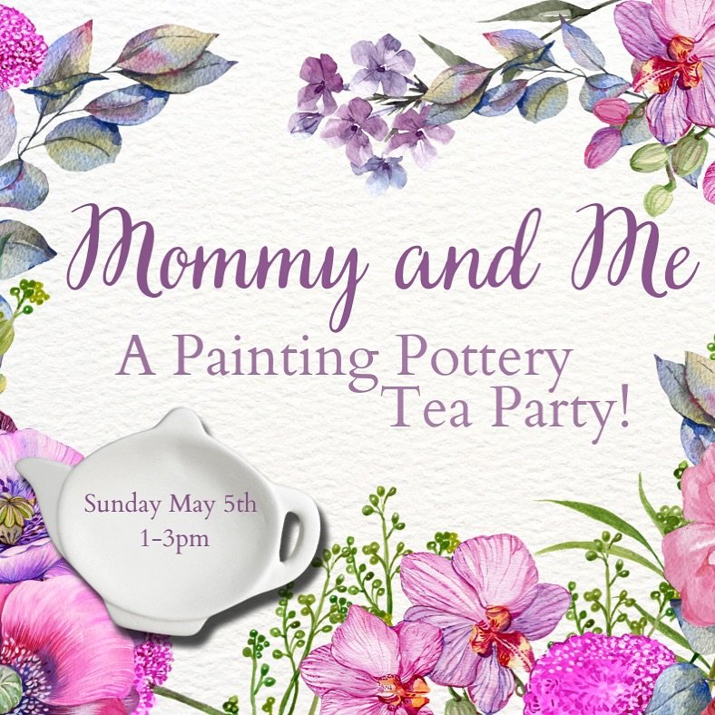 How positively lovely ❤️ Please join us with your little ones for a tea party at Distractions. Your $12 Tickets will include your tea party inspired ceramic to paint, all necessary materials, and scrumptious treats.
Wear your best, most lovely attire