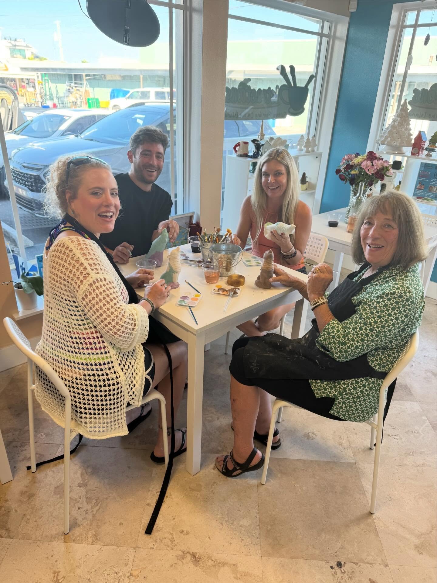 Meet the Wolf Pack! Thank you Jason for bringing your pack to Distractions! #family #wolfpack #friends #ami #ceramics