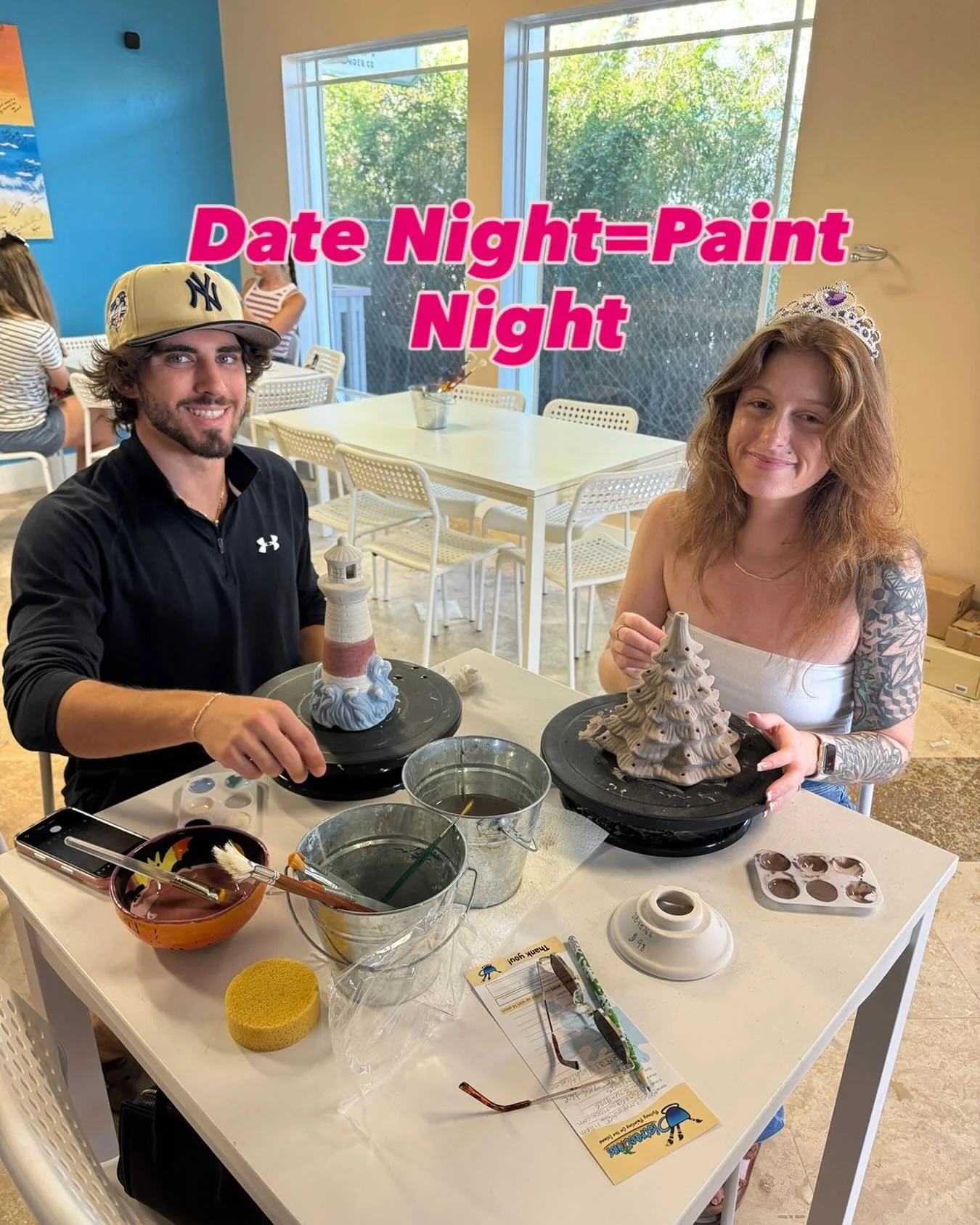 Make your Valentine&rsquo;s Day Reservations today! Create memories! #ami #love #paint #ceramics #valentines