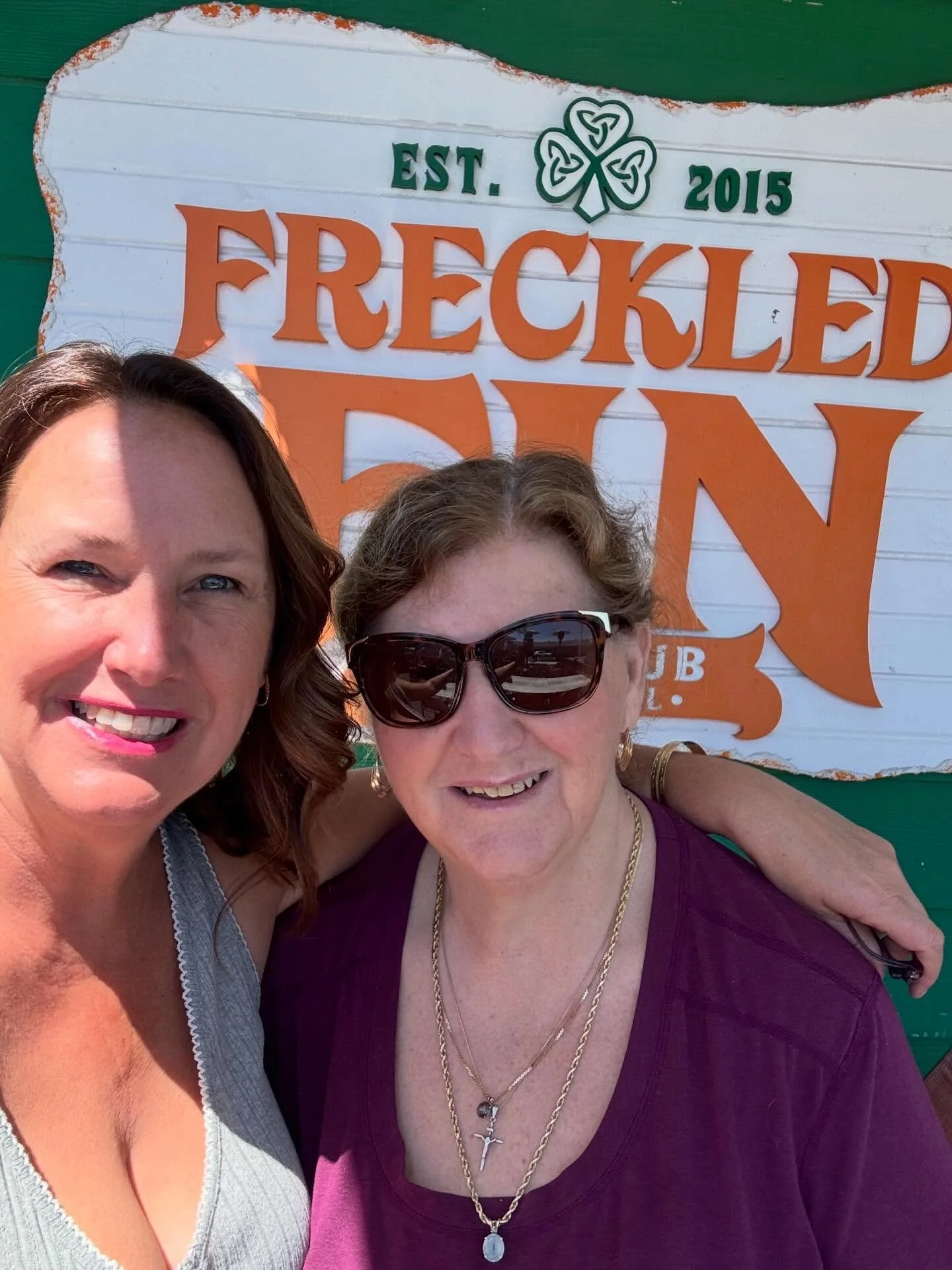 Lunch with my momma @thefreckledfin before opening the studio! Love this sweet lady! Good times! Good vibes! Have a great day friends!
