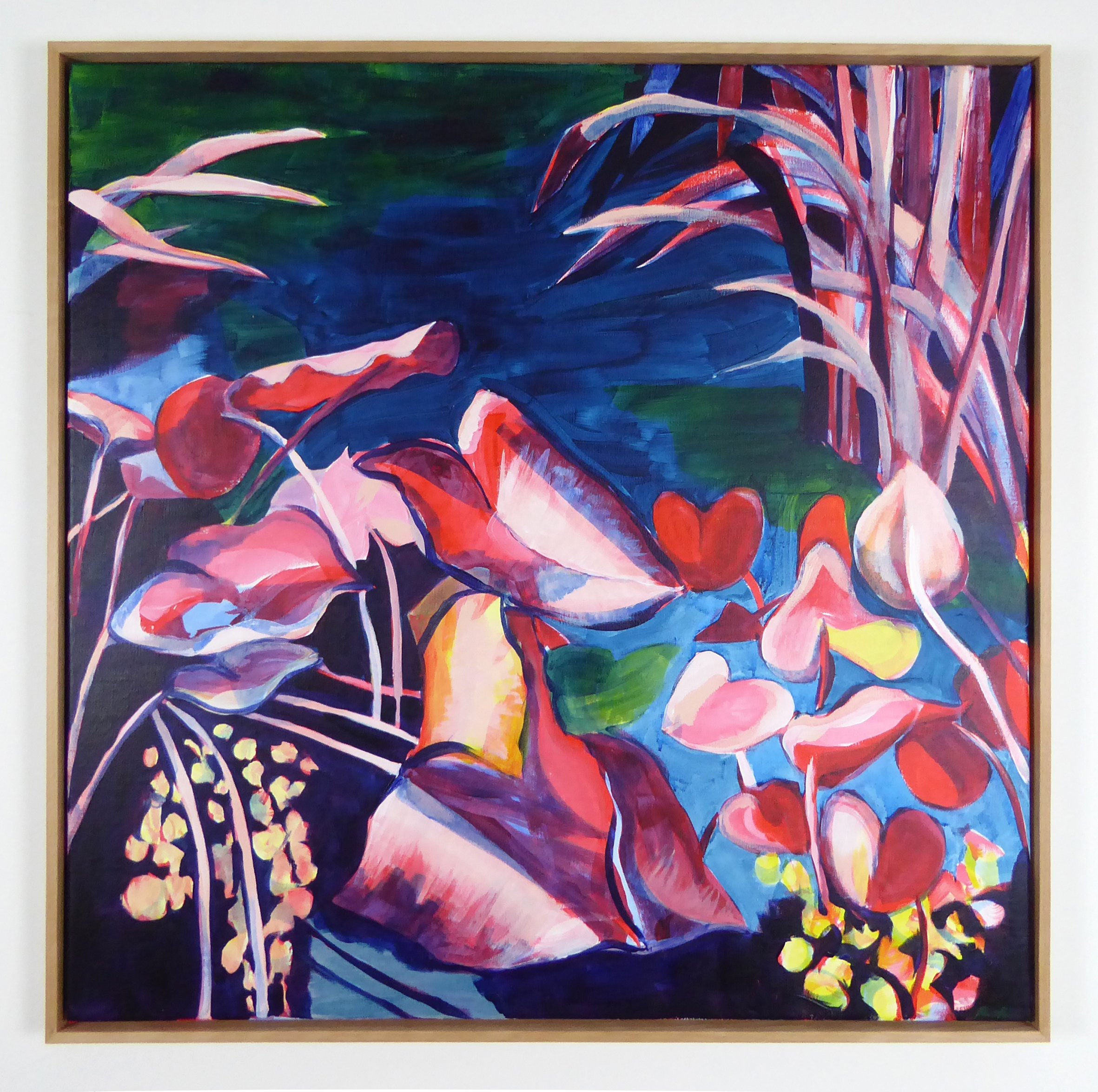 The Urban Jungle, 2023, acrylic on canvas, 80cm x 80cm