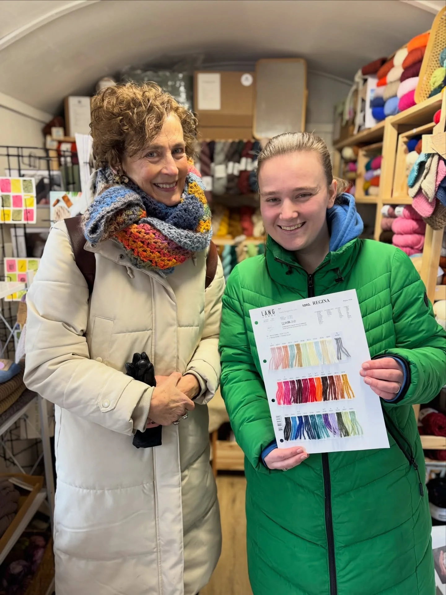 This was such a special moment. ✨ When a customer and a knitter truly co-create a piece together.

When Allison first envisioned Amma Knitwear, part of the dream was to dissolve the barrier between shopper and maker. A few weeks ago, Cris visited @th
