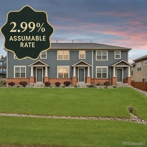 2.99% Assumable 3BR/3BA Arvada Townhome