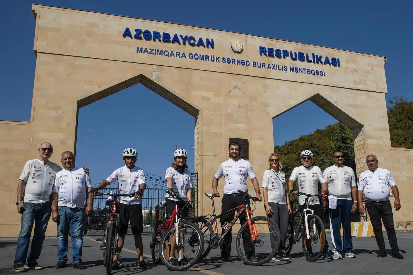 Team #TOURDECOP29 has officially arrived in Azerbaijan! 

Crossing the Georgian-Azerbaijani border marked a new and important chapter in our journey! 🇬🇪✨🇦🇿 Feeling inspired and energized as we pedal towards a sustainable future. Onward and upward