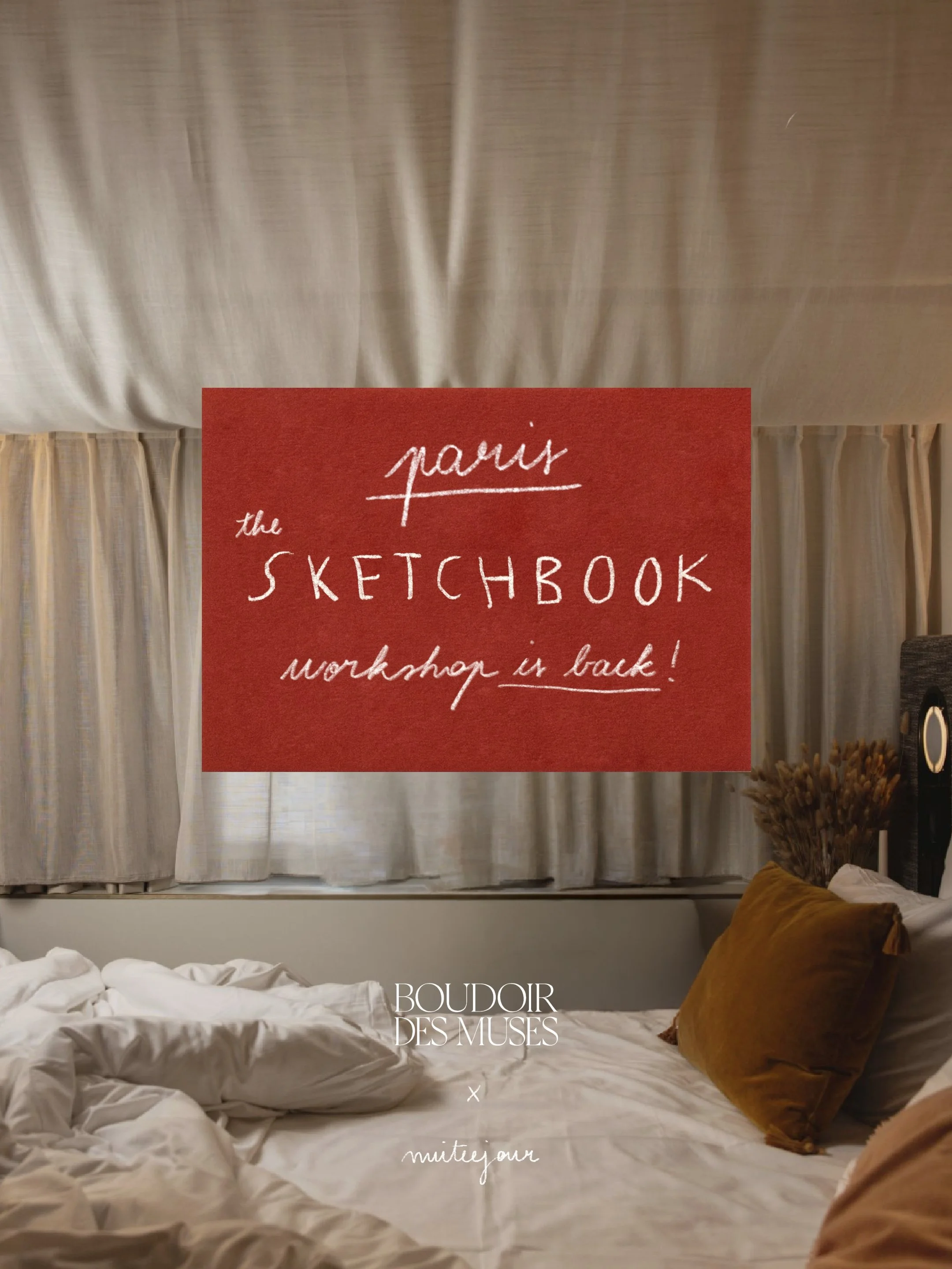 The sketchbook workshop - BOUDOIR DES MUSES PARIS - 25/04 - 10h-12h