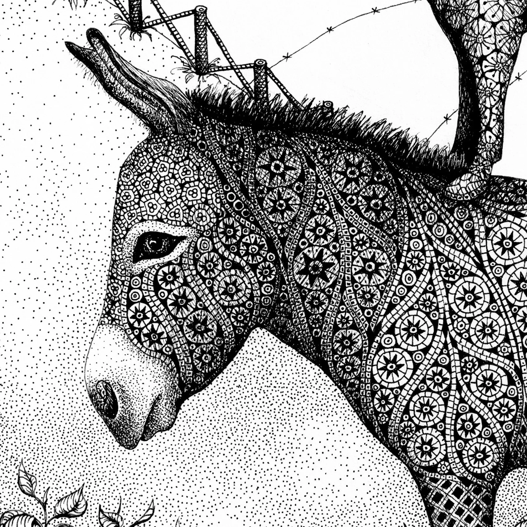 KRISTIN MOGER ART - Store- All work - Bremen Musicians Farm Animal