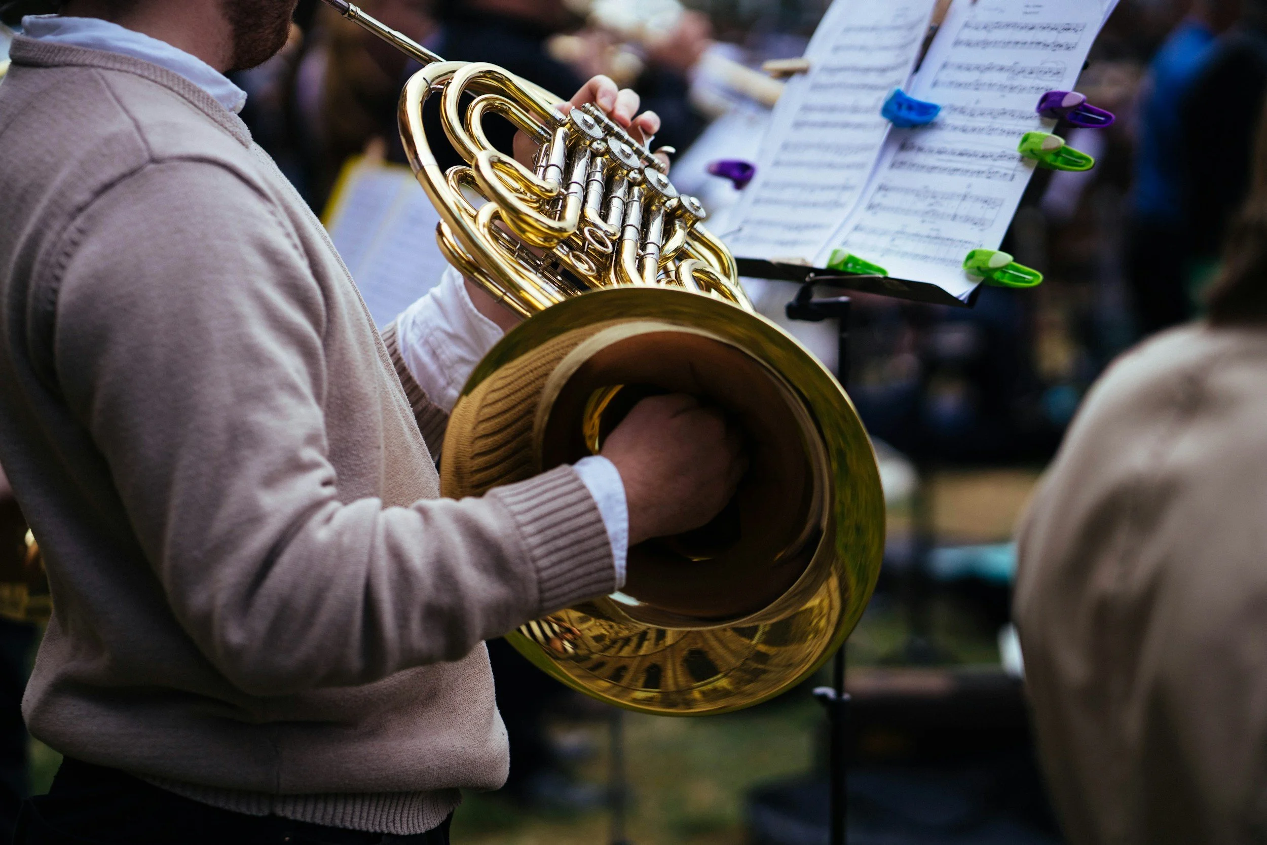 French Horn in Hand