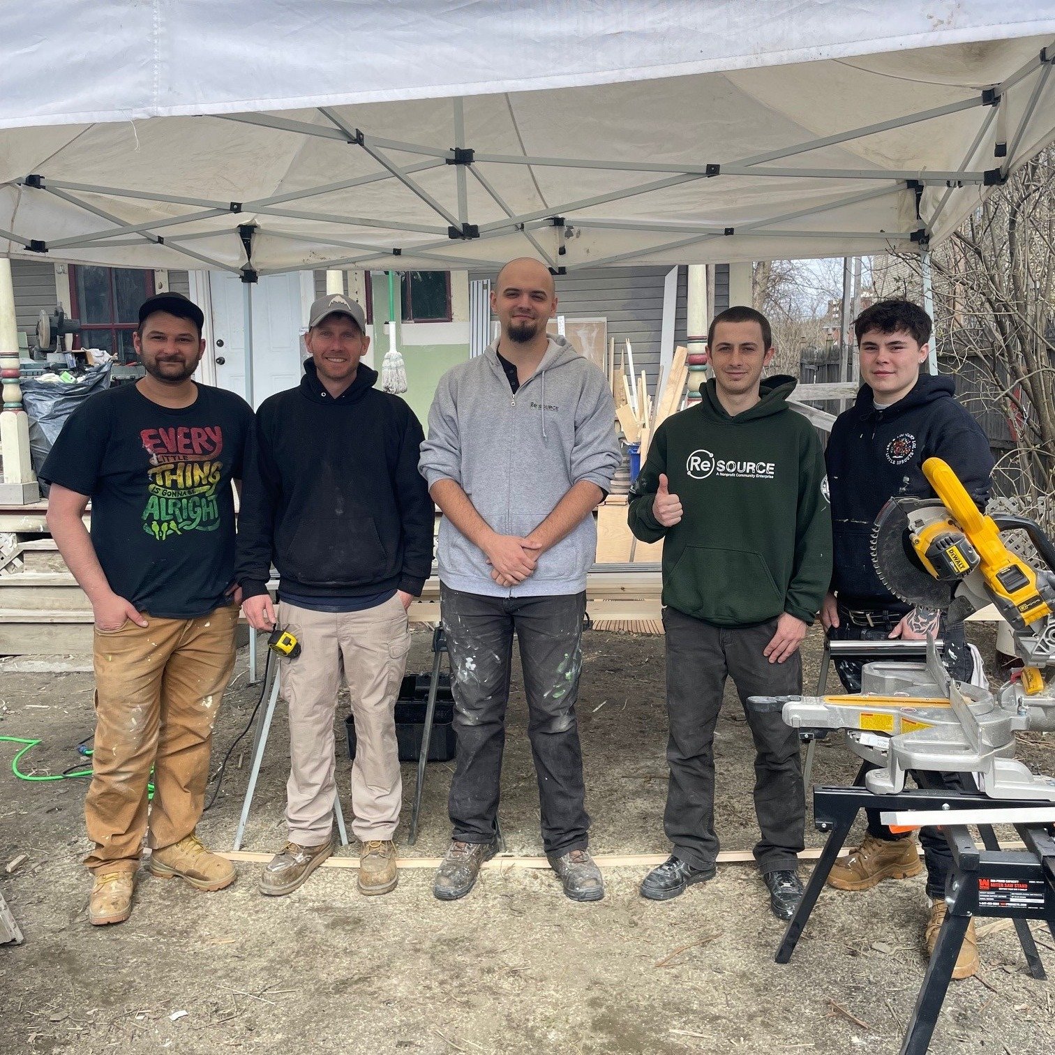 Last week I had the honor of visiting the newly formed SLE Alumni Crew. As part of @resourcevt this crew is working to rebuild flood-impacted homes. Mostly focusing in the Barre area, the goal of the alumni crew is to offer extended learning and serv