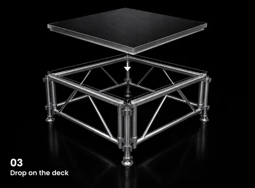 Step 3: Drop on the top deck