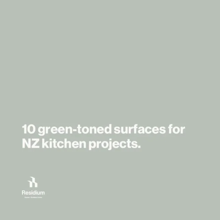 The colour GREEN continues to be popular in the kitchen, so we&rsquo;ve rounded up 10 of our favourite green-toned surfaces for kitchen cabinetry.

✅@laminexnz Alucci Apex in Green Slate
✅@nzpanelsgroup Bestwood Melamine in Pistachio
✅@dezignatek Swu