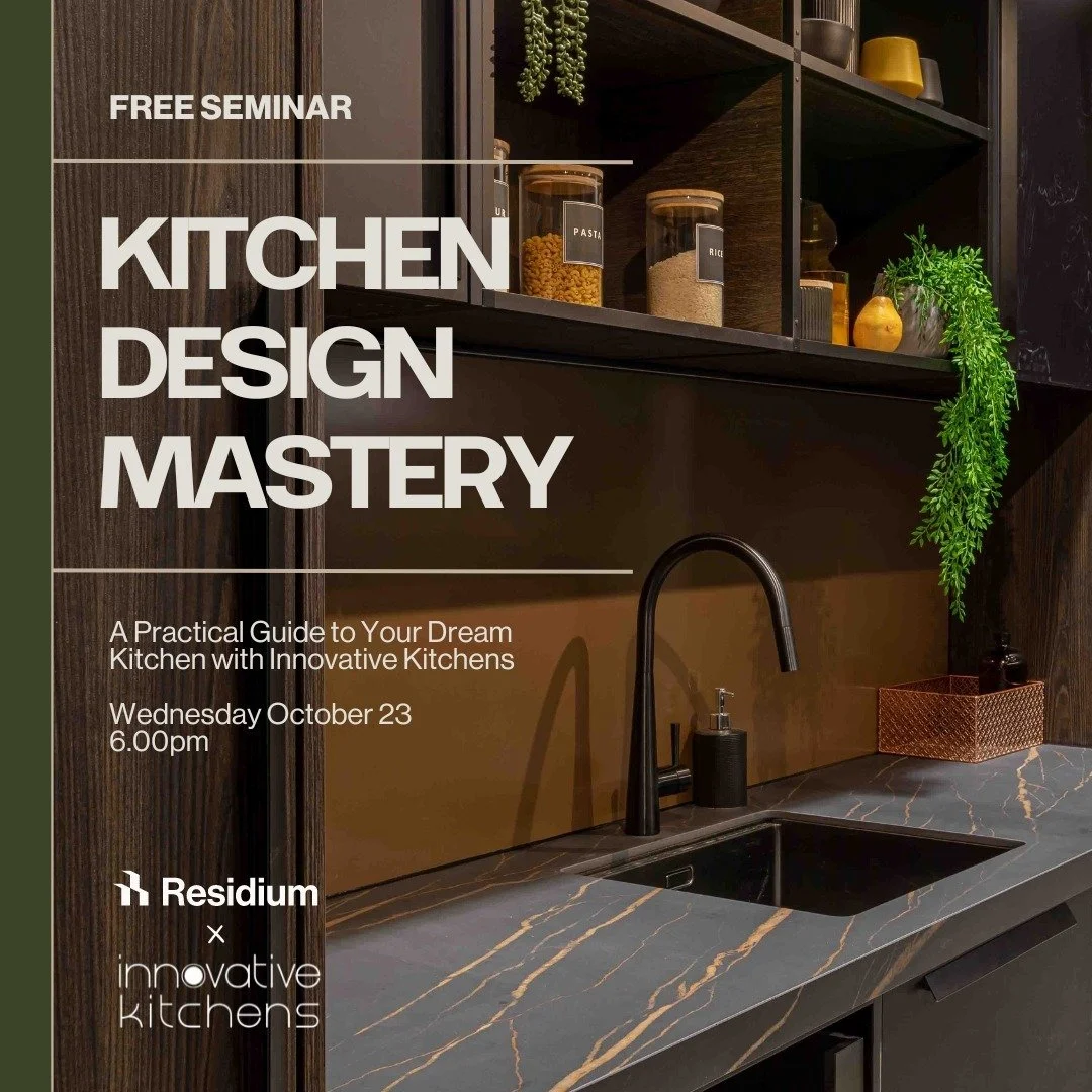Are you planning to buy a new kitchen but don't know where to start? Overwhelmed by endless choices, technology, and jargon? Tonight we're running a free seminar for those looking to upskill before embarking on their kitchen journey.

Starts at 6pm a