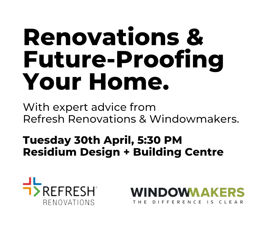 FREE SEMINAR: Renovations & Future-Proofing Your Home — Residium