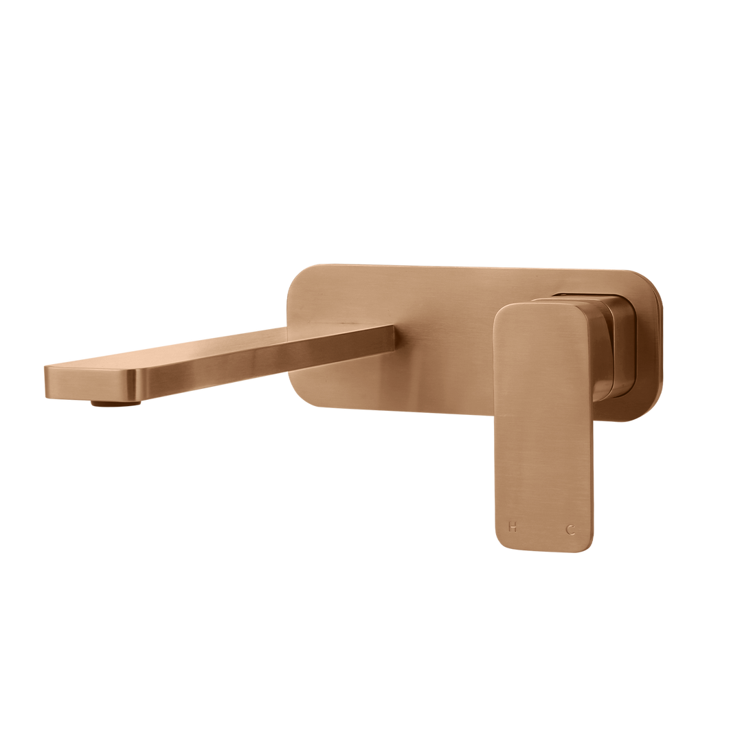 Nesso Minimal Wall-Mounted Set - Brushed Copper