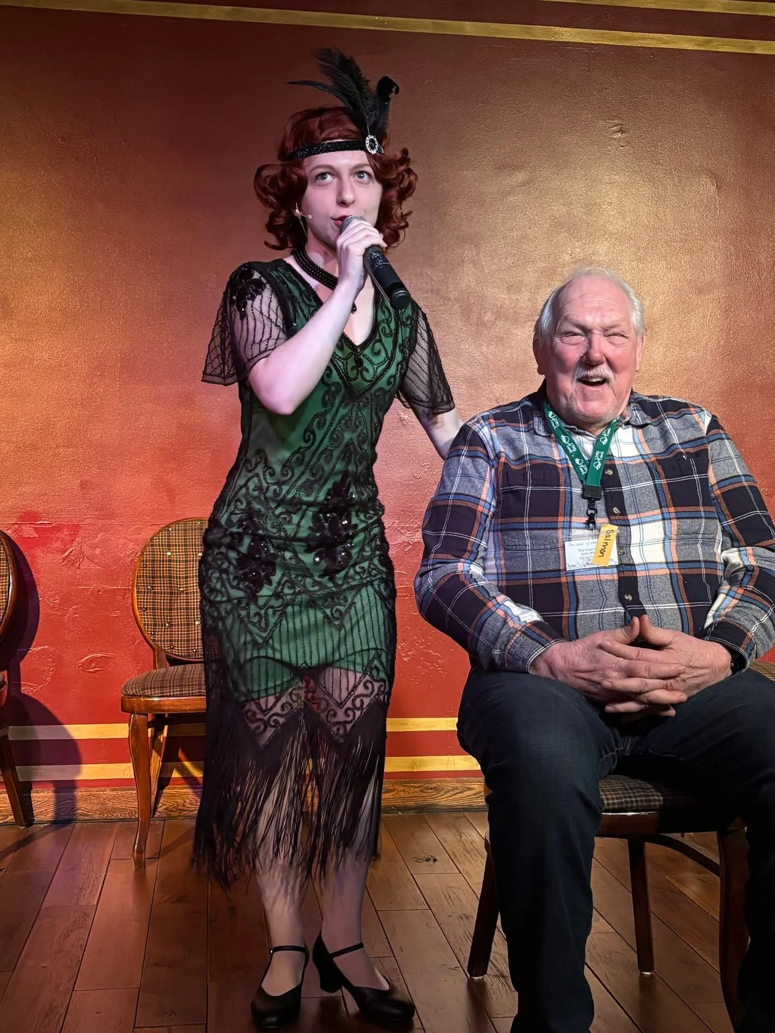 Tabby and guy