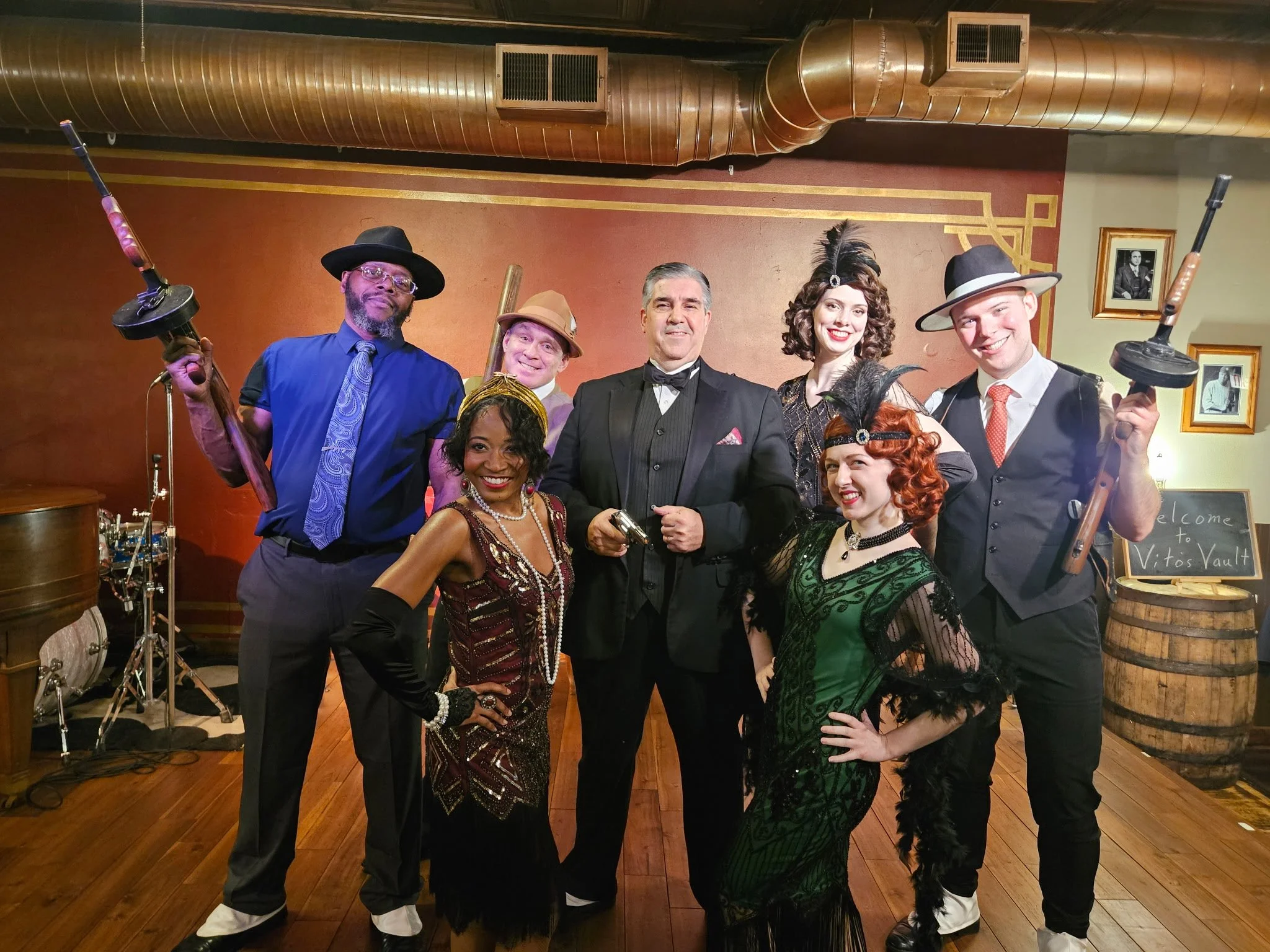 Vito's Cast on stage