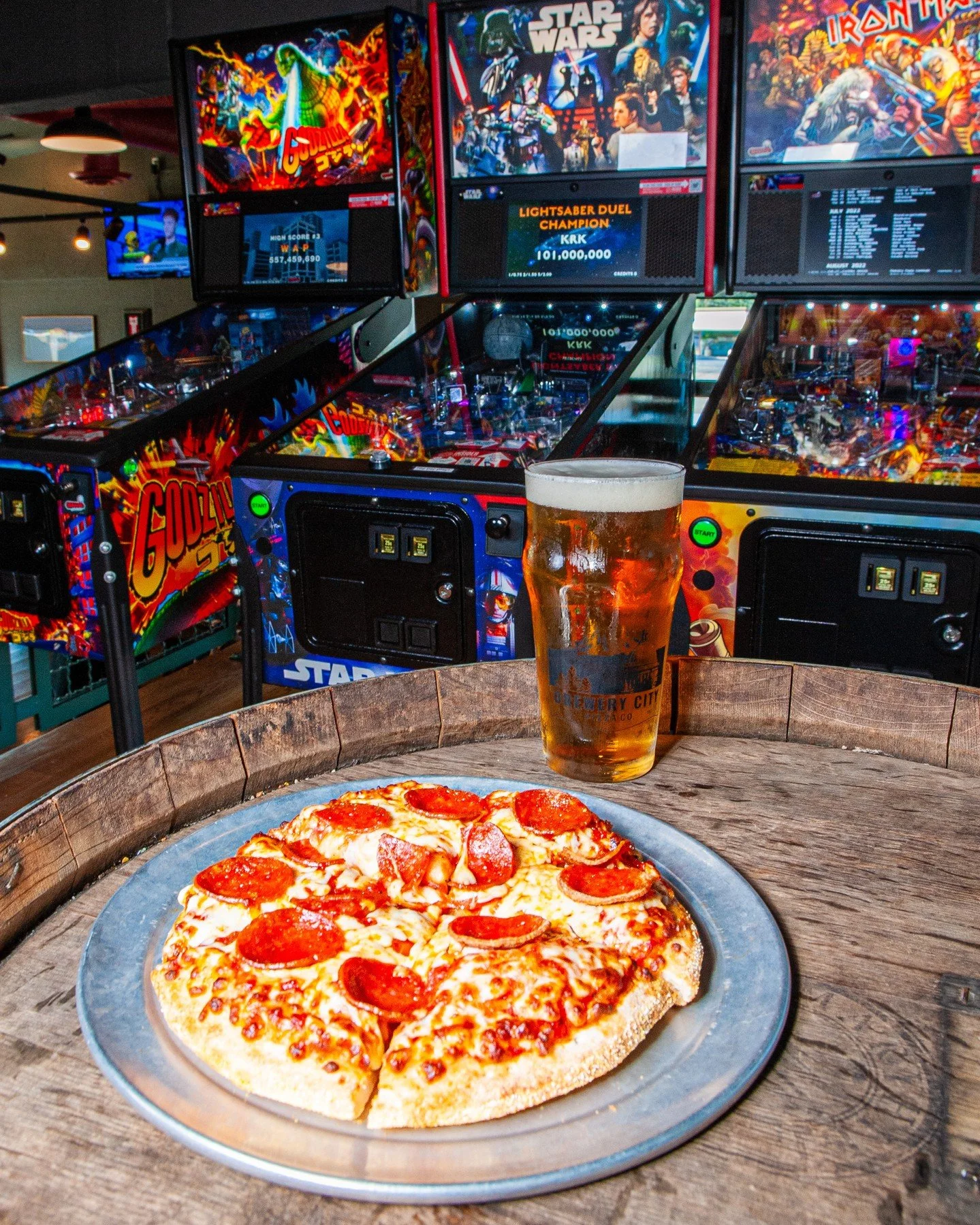 Flip Out Friday is here, Tumwater! 🍕🍺⁠
⁠
Get a personal pizza and a pint for just $15, and take $5 off pitchers all day long.⁠
⁠
This one's only available at our Tumwater location. Game on!