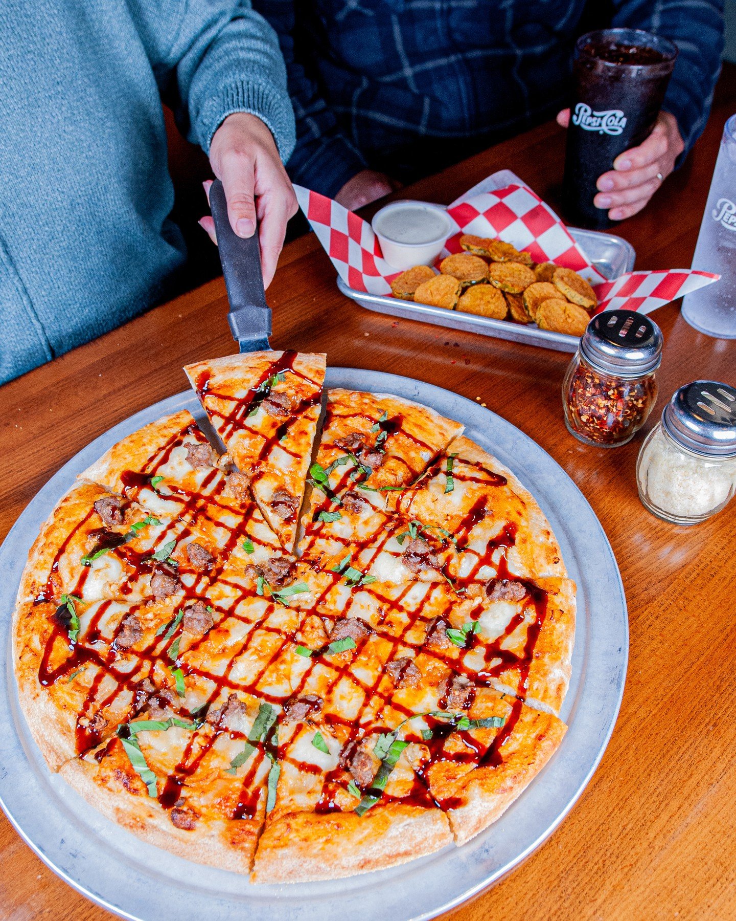 This is your sign to serve up a slice for someone you love 🍕💘⁠
⁠
La Vodka Bella is the perfect way to treat your sweetie this Valentine&rsquo;s Day. Made with our house-made vodka sauce, fresh mozzarella, diced garlic, BCP sausage, fresh basil, and