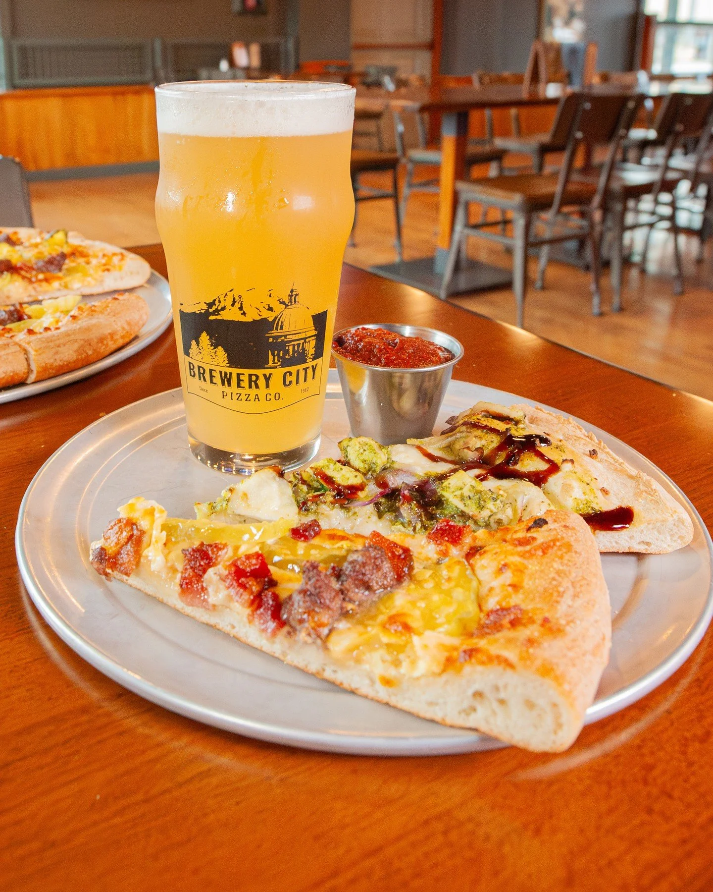 🍕 We've got a couple tips for keeping the Monday Blues away today!⁠
⁠
It's Mix N Match Monday, and when you grab one Large Original BCP Pizza, you get the second half off! ⁠
⁠
PLUS - we're hosting a fundraising night for the Peter G Schmidt PTA toni