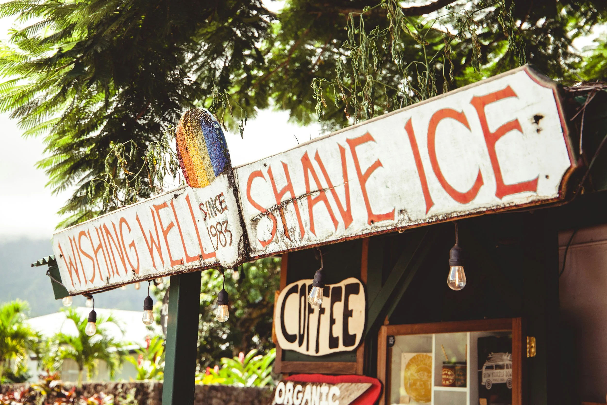 Wishing Well Shave Ice in Hanalei on Kauai