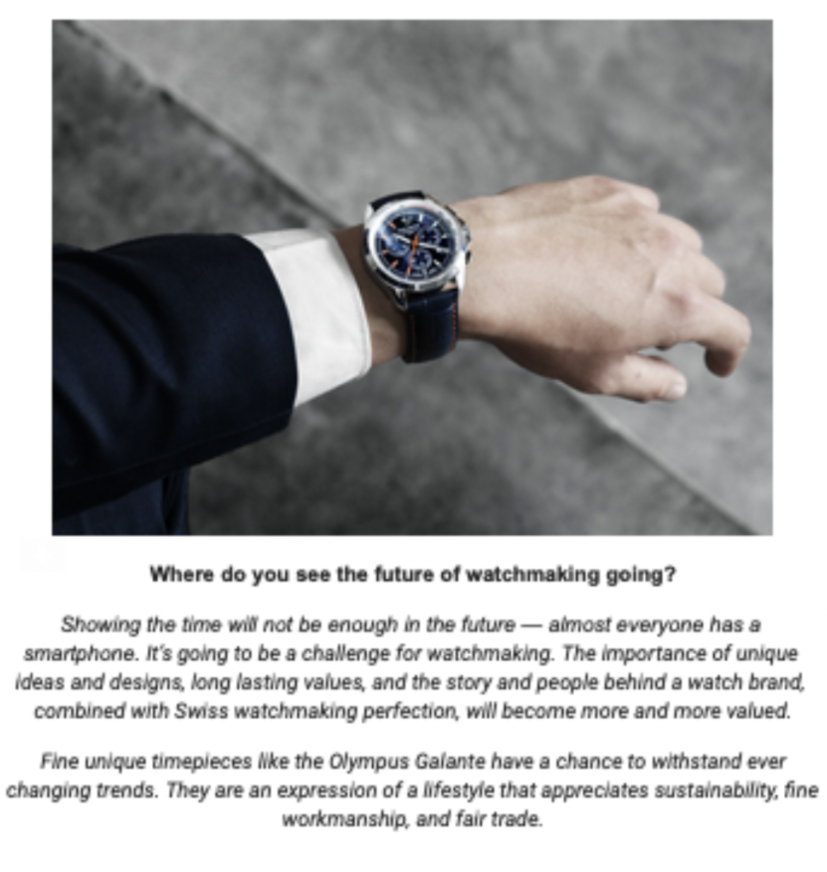 Newsletter snippet with showing a hand wearing a watch..png