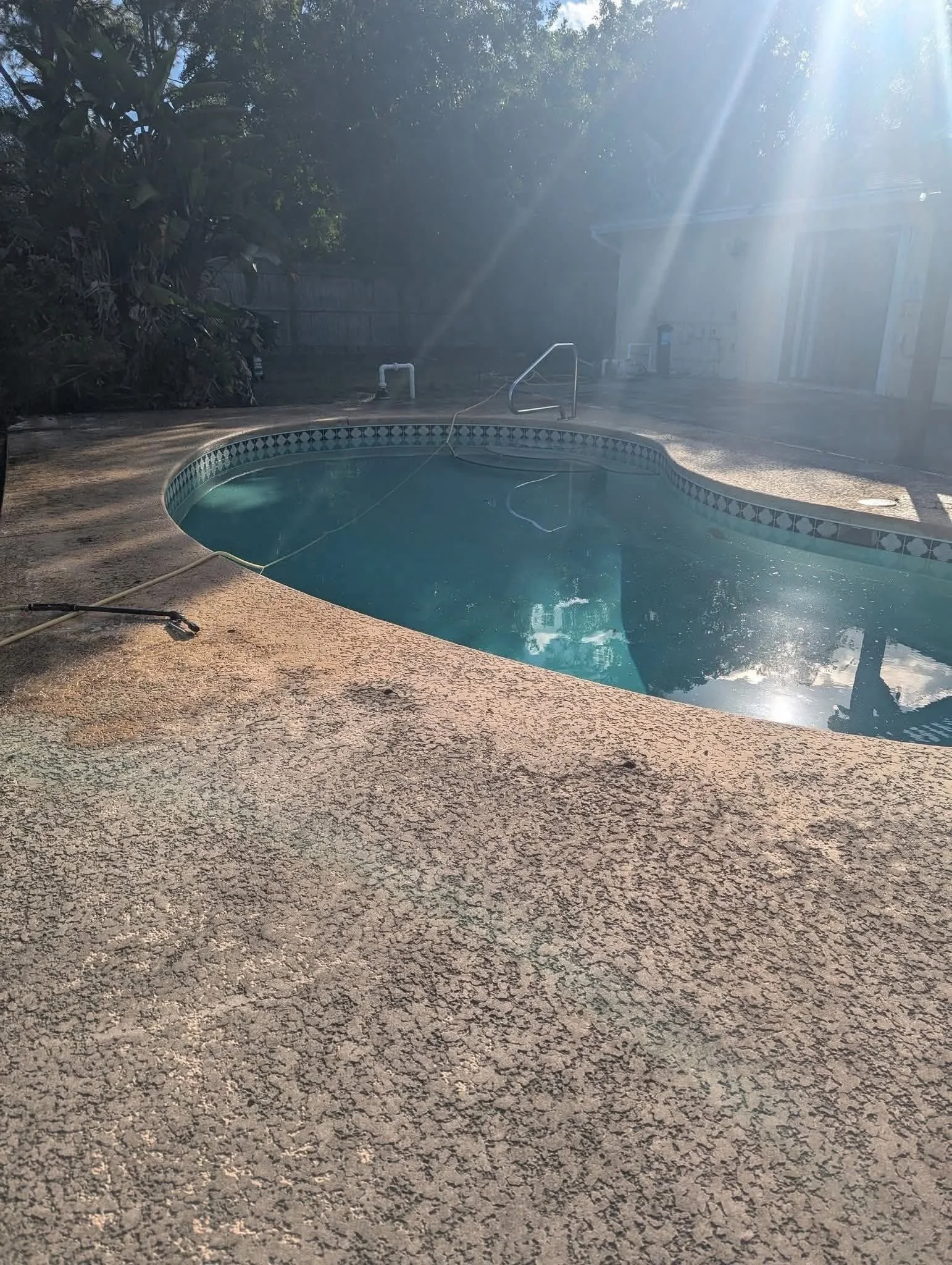 Pool Deck Cleaning