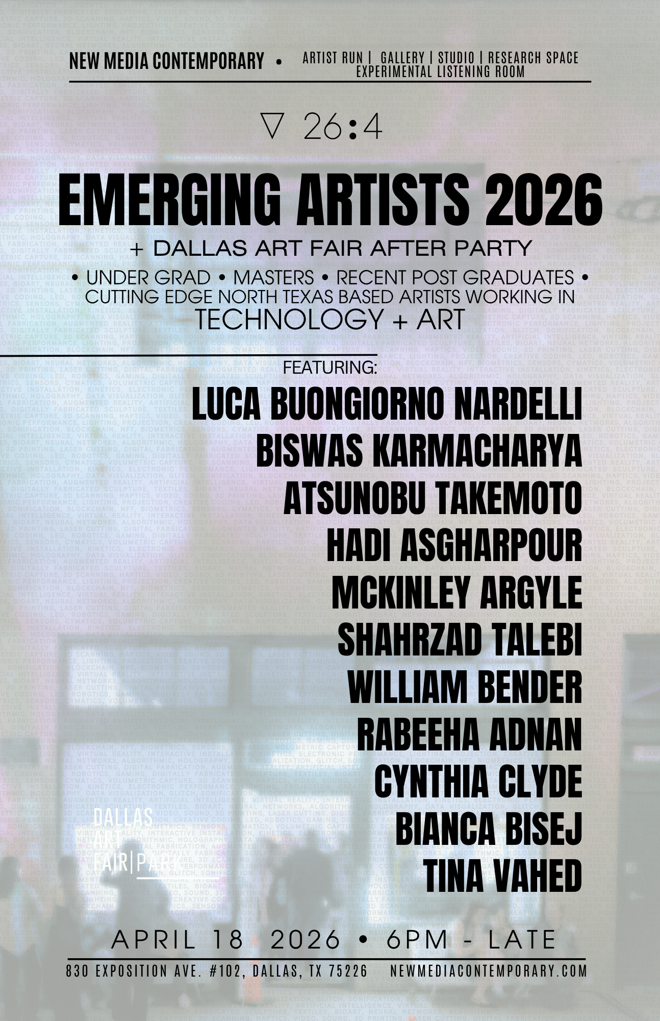 Emerging Artists 2026