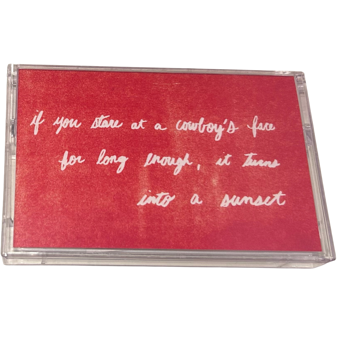 if you stare at a cowboy’s face for long enough, it turns into a sunset cassette
