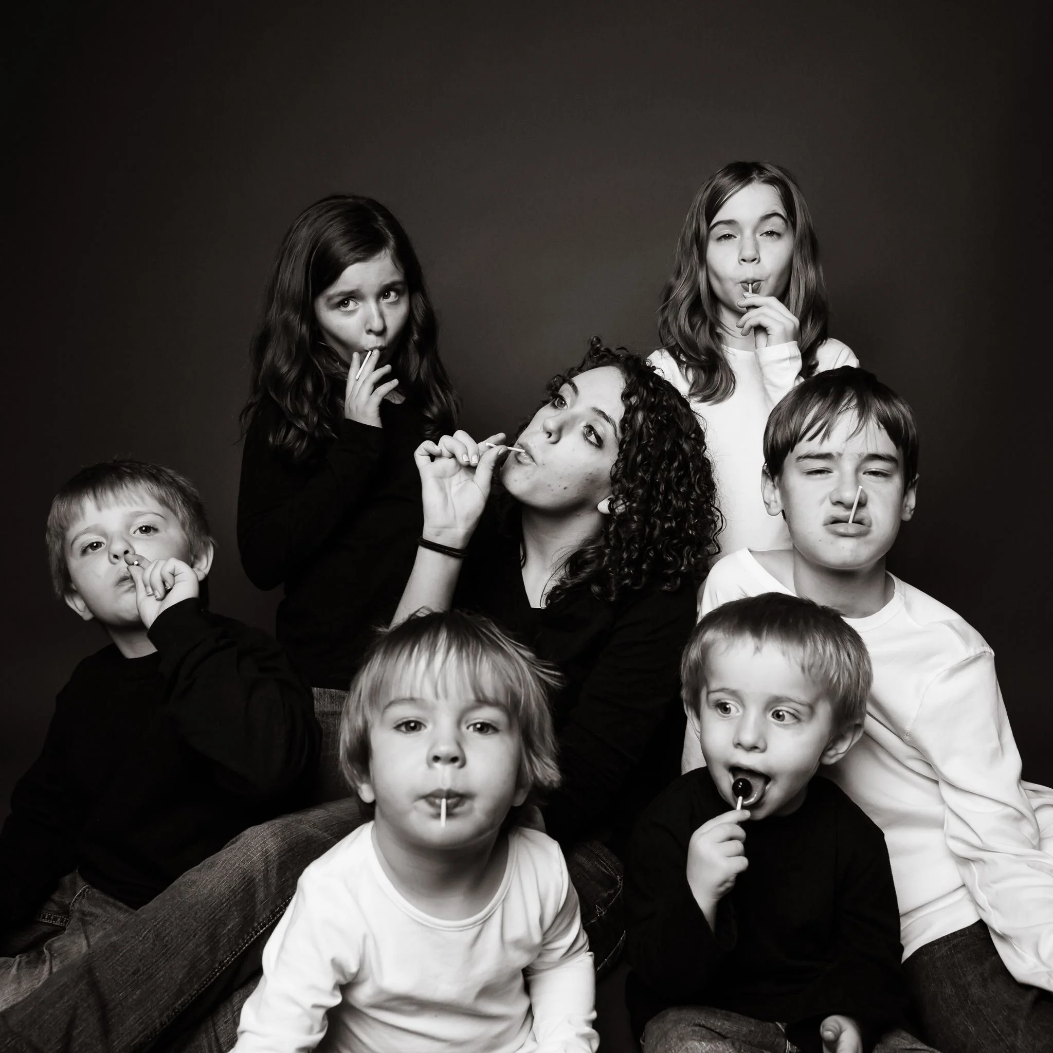 cousins and siblings studio photography Syracuse NY