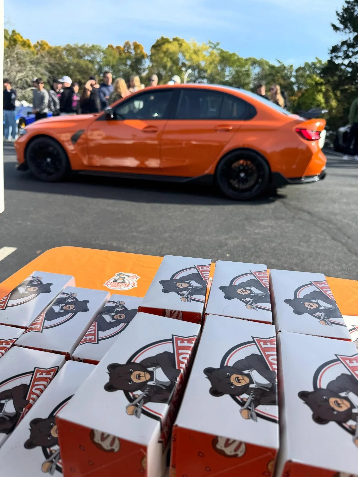 Bentley University Car Club + donut holes = a wicked good day. Thanks to everyone who fueled up with us between drooling over those cars. See you at the next show!
