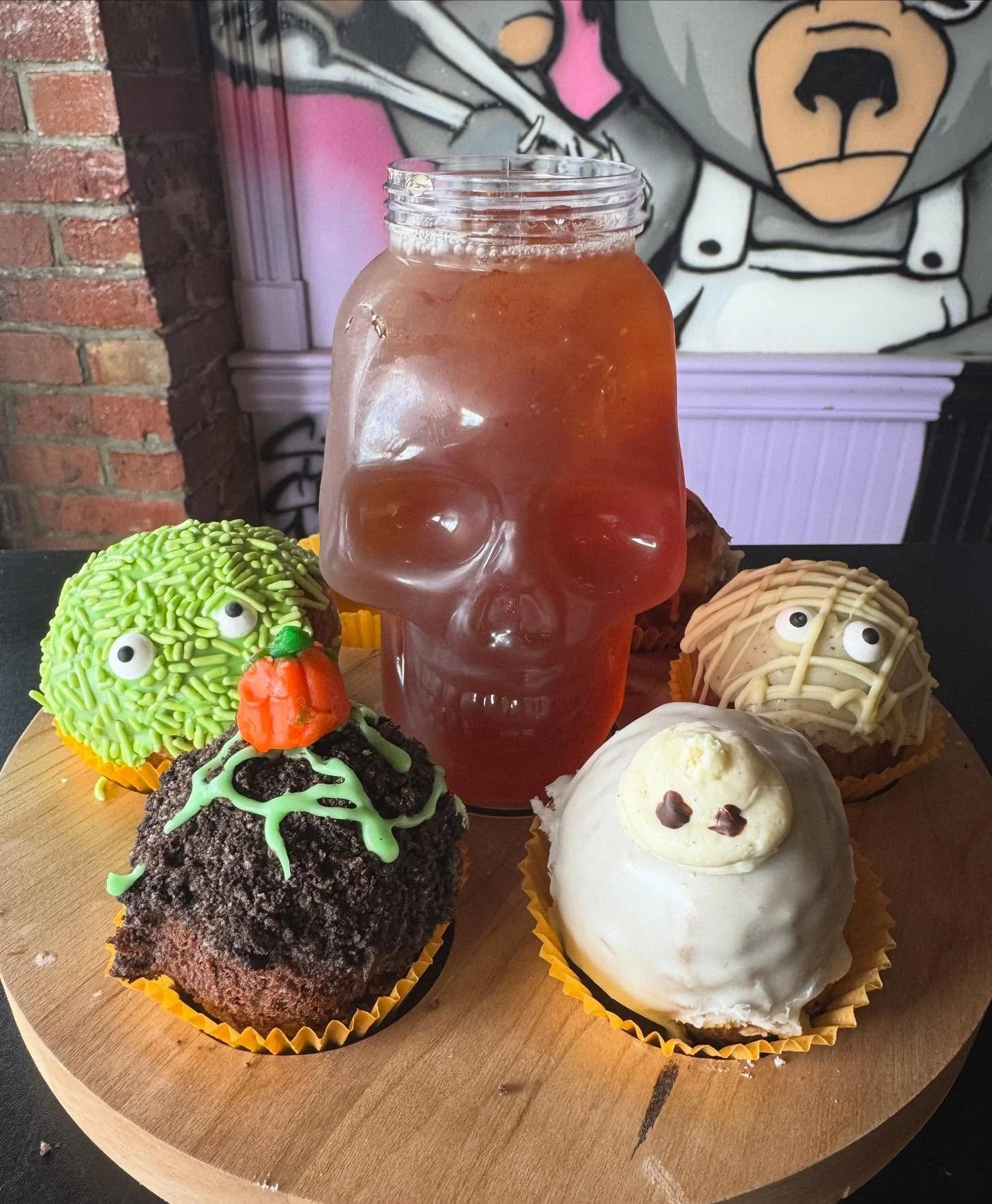 Caffeine with a side of attitude. 
Boston runs on skull cups.