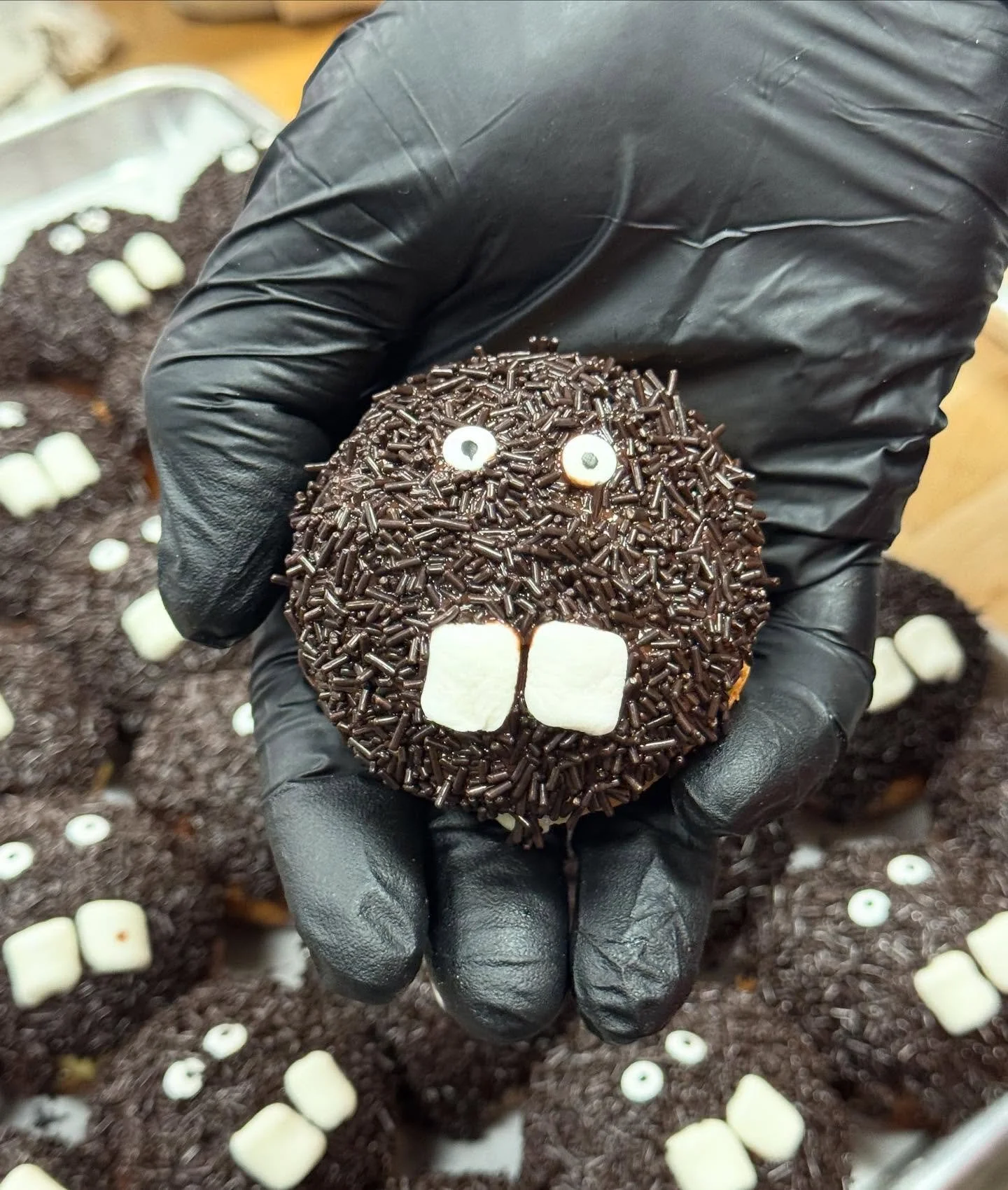 Bringing to life some Wide Tim Mass Holes for an @mitcoop event today. The opening celebration of The COOP&rsquo;s Stratton store! Stop by and get one while they last! 

Wide Tim
Our tender brioche donut transforms into the lovable MIT mascot, Wide T