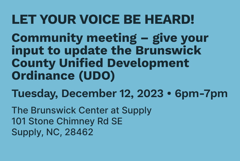 Calendar — Protect Brunswick County, NC