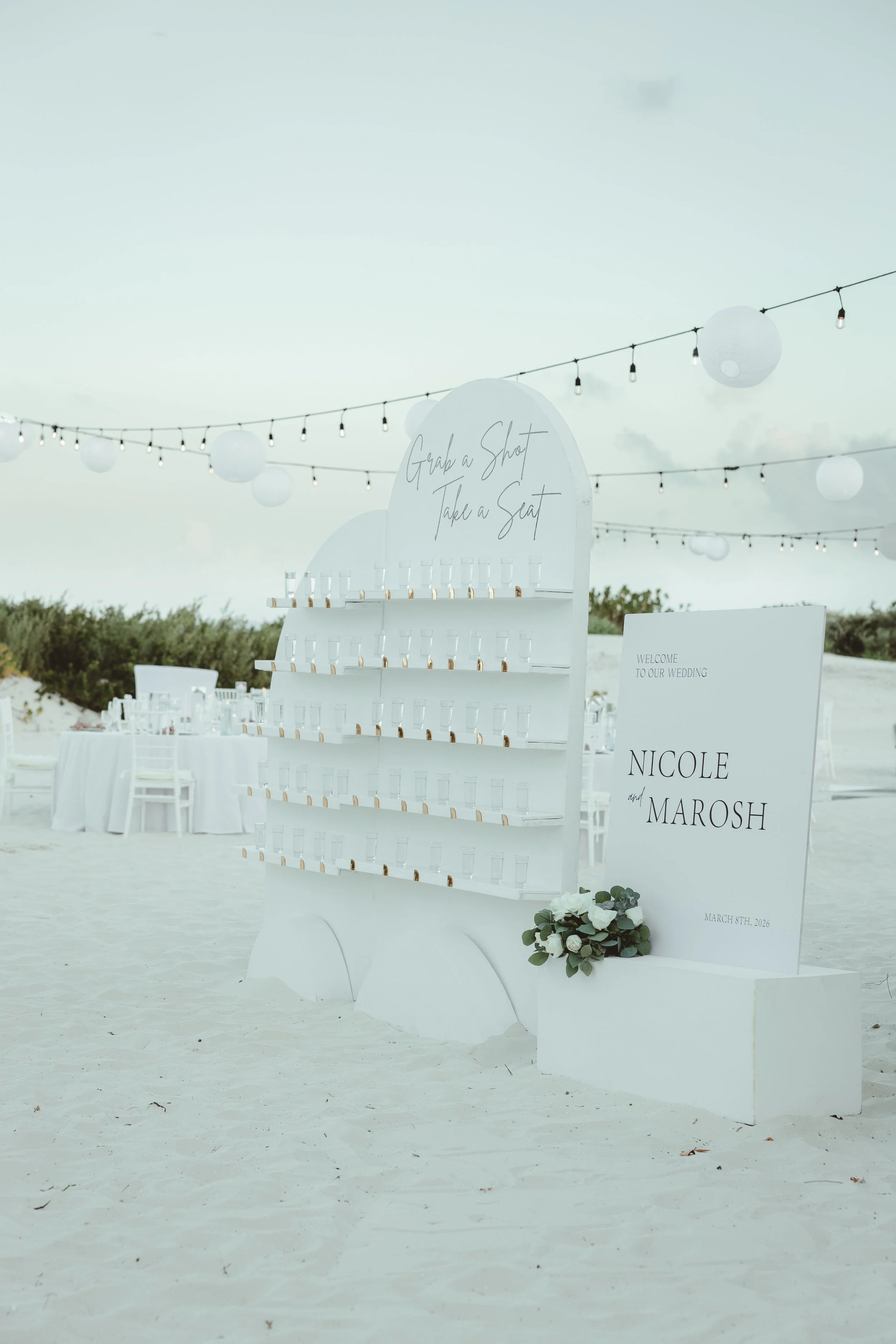 Beach Wedding Set Up