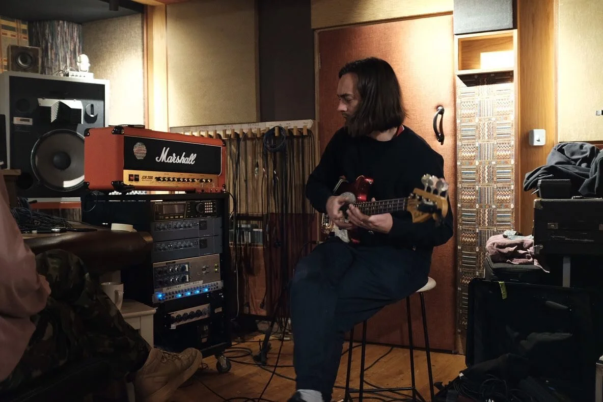 Day one in the studio.