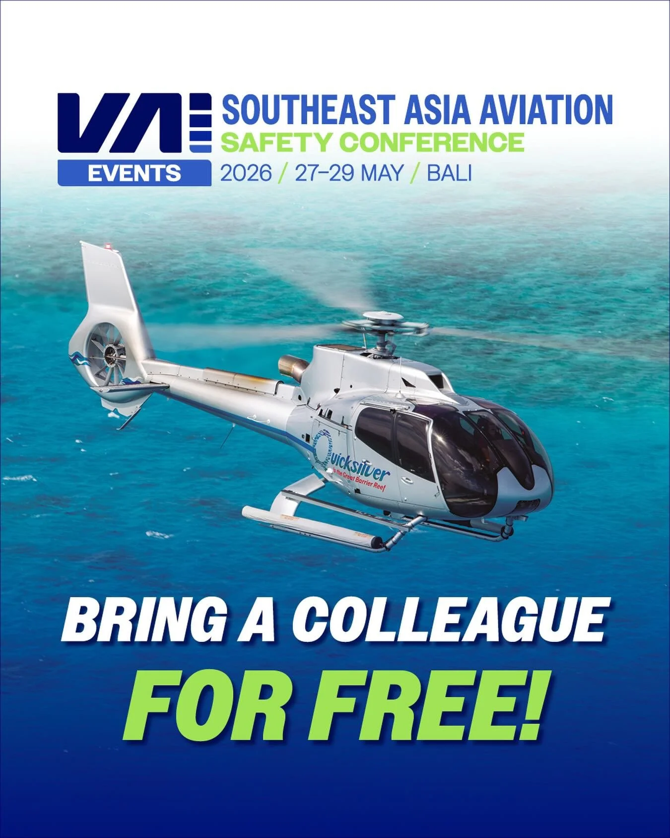 Join us May 27-29 in Bali, Indonesia for the Southeast Asia Aviation Safety Conference sponsored by VAI!
The VAI Southeast Asia Aviation Safety
Conference isn&rsquo;t your typical safety conference.
It&rsquo;s a regional gathering designed to listen 