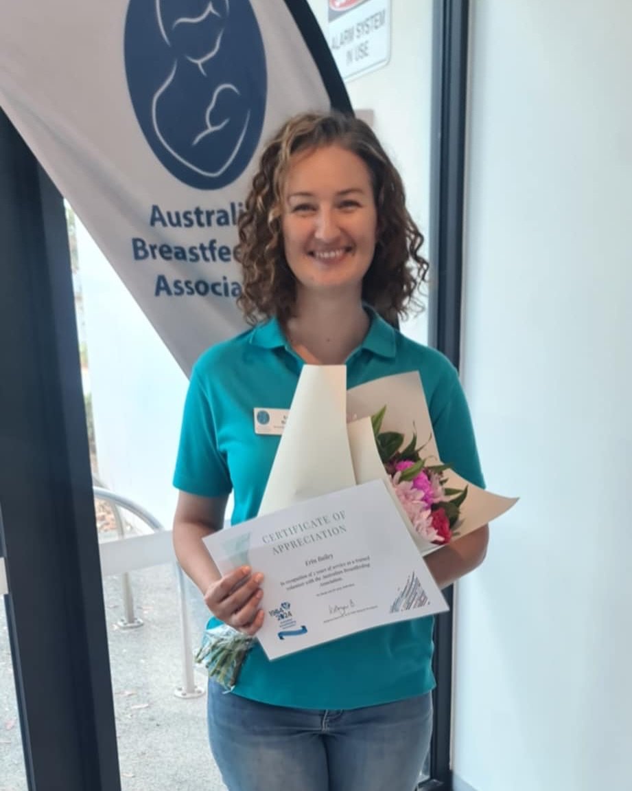 A couple of weeks ago I was honoured to receive acknowledgement of 5 years of service as a qualified Breastfeeding Counsellor with @ozbreastfeeding 💐😍 it&rsquo;s actually closer to 6 years now but the snail mail has been a little slow getting to me