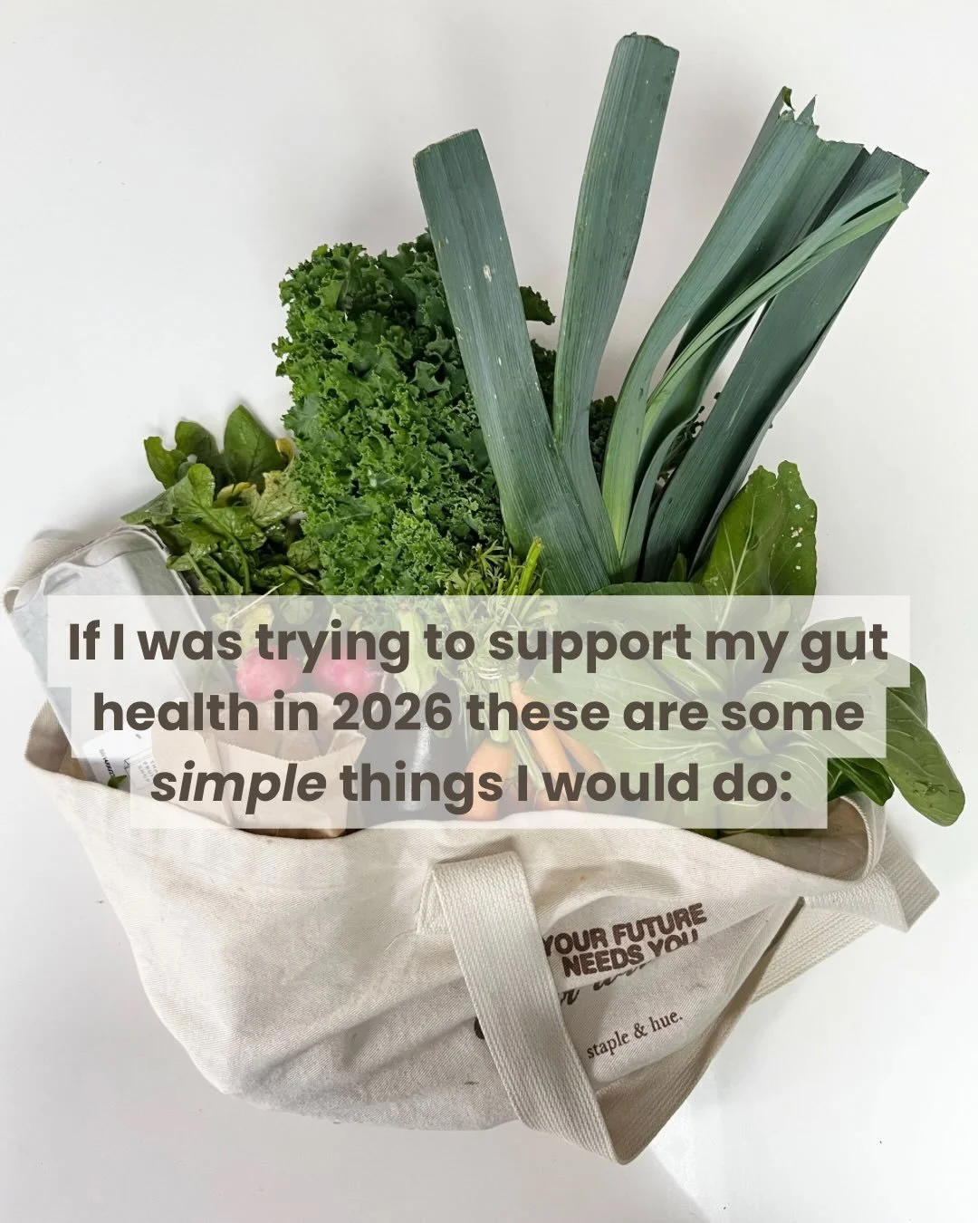 Is good gut health one of your 2026 goals? 
Here are some simple things to help - because health should be simple. 

Sarah &amp; Elley 🤍