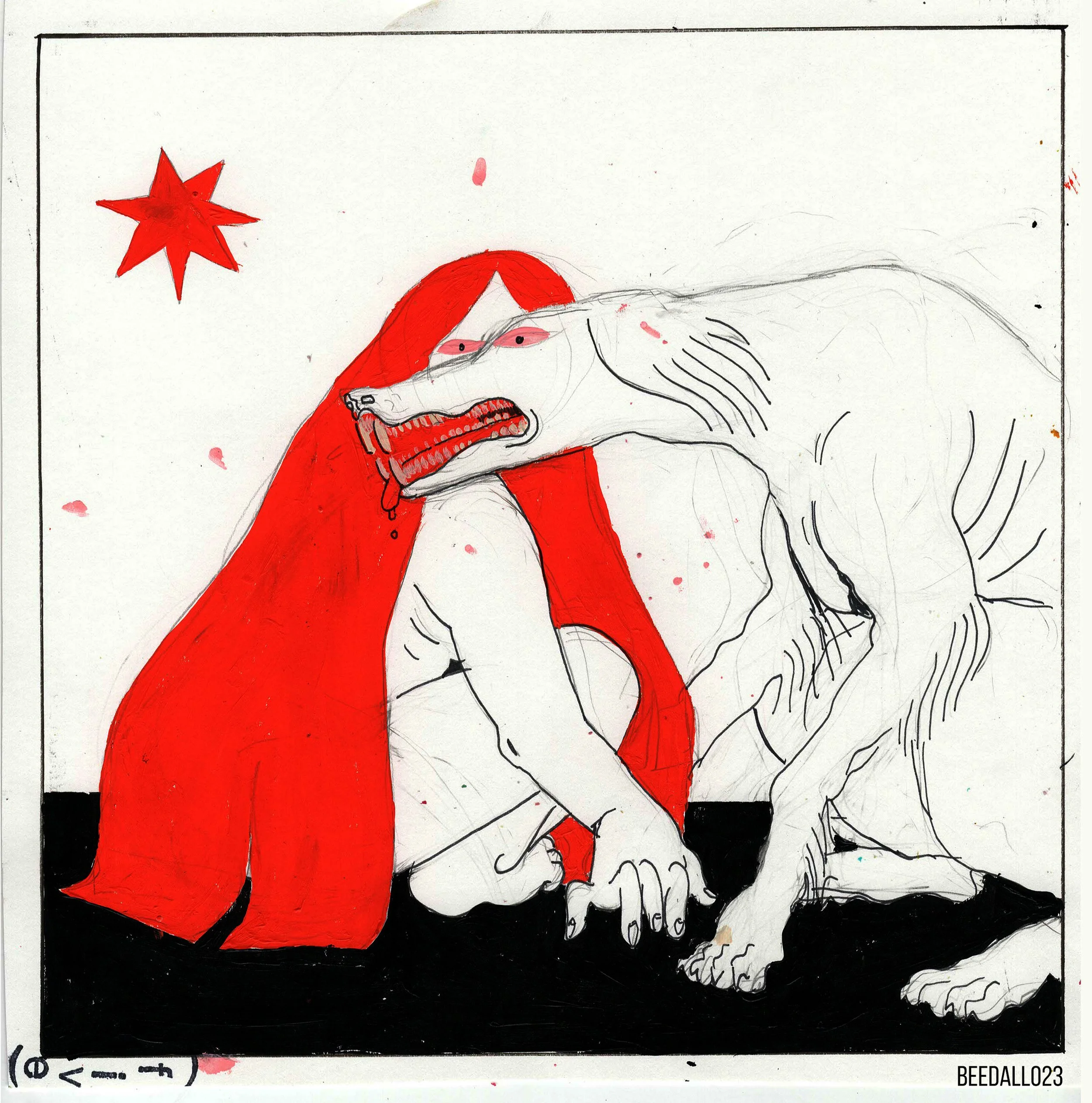 Animal, Original Drawing (Fun A Day 2023)