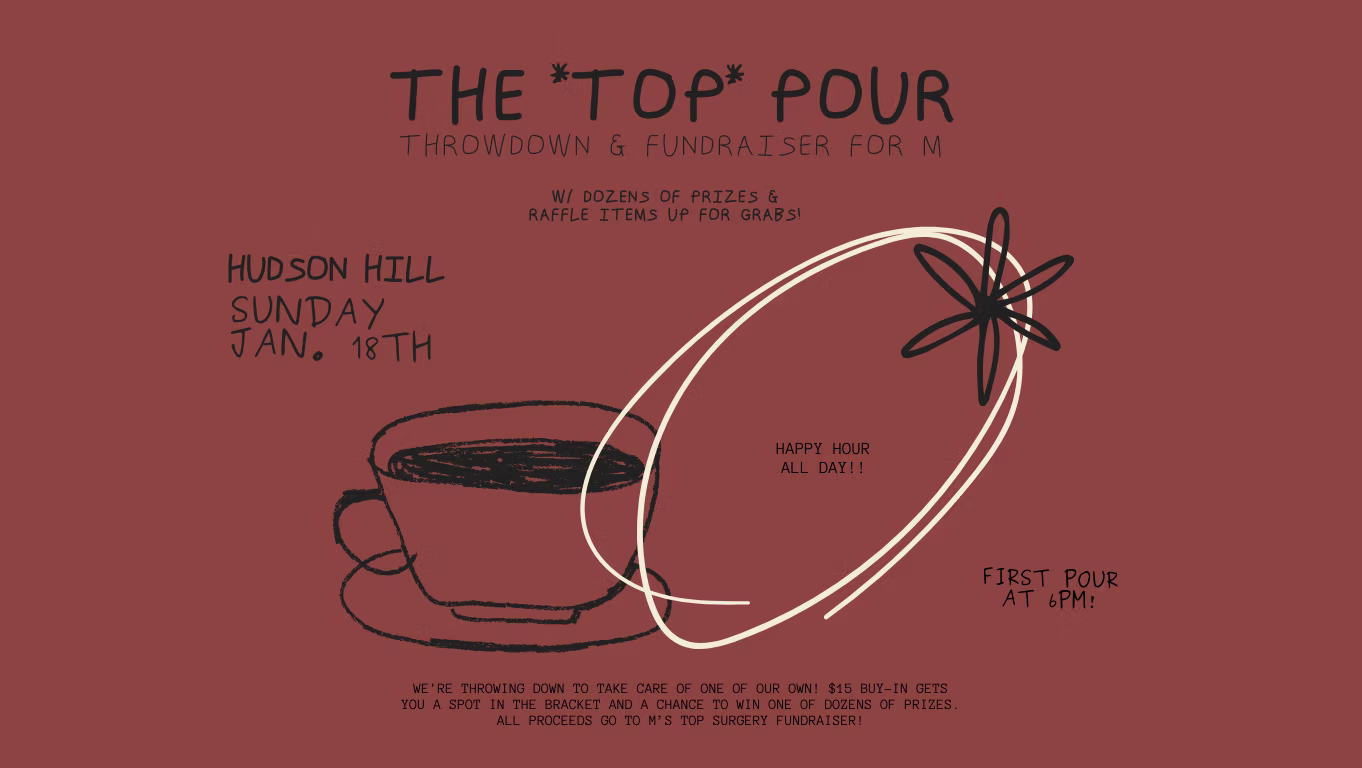 The *Top* Pour Throwdown & Fundraiser