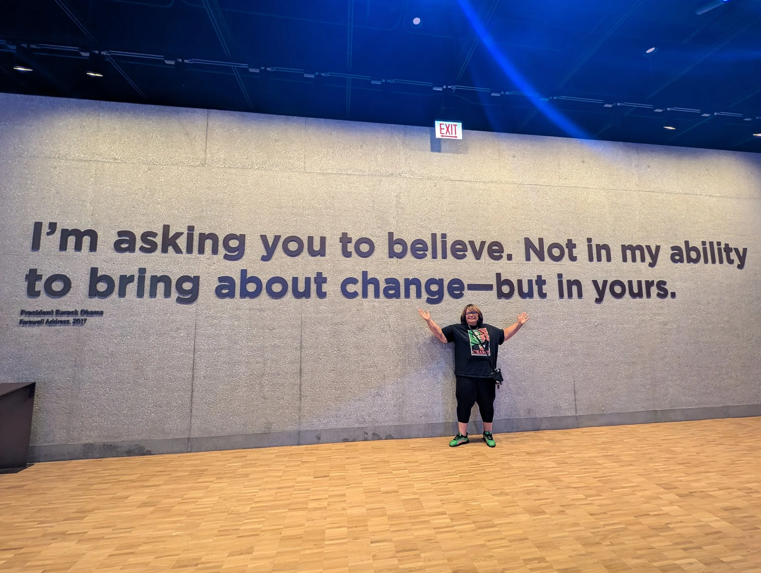 Marcia inside Obama Museum.jpg