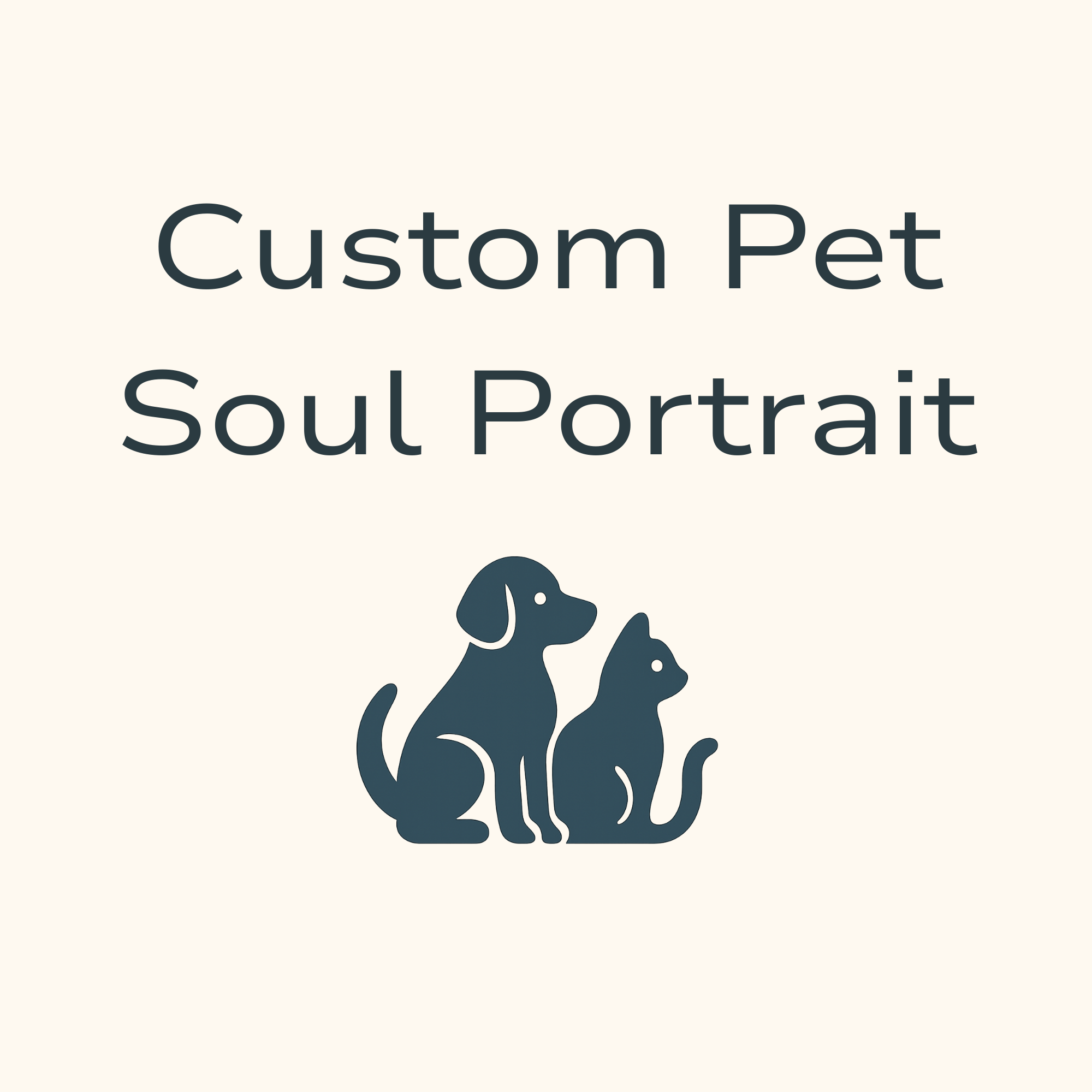 Custom Pet Soul Portrait