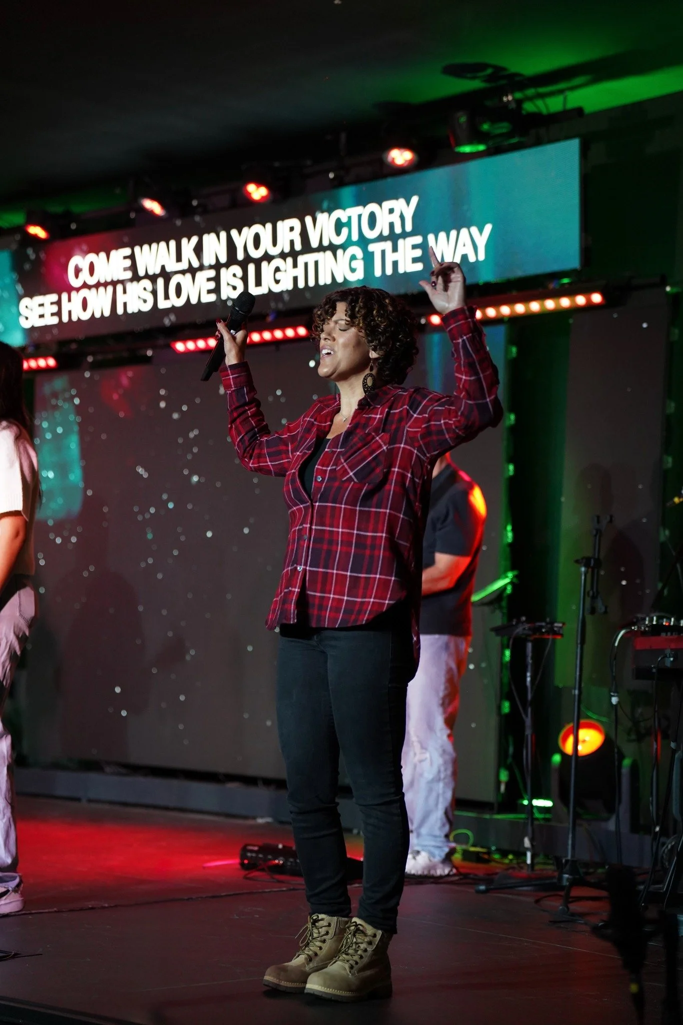 God is first because He went first so that we could be free. What a great time of worship this morning. Have a wonderful Thanksgiving. See you next week!