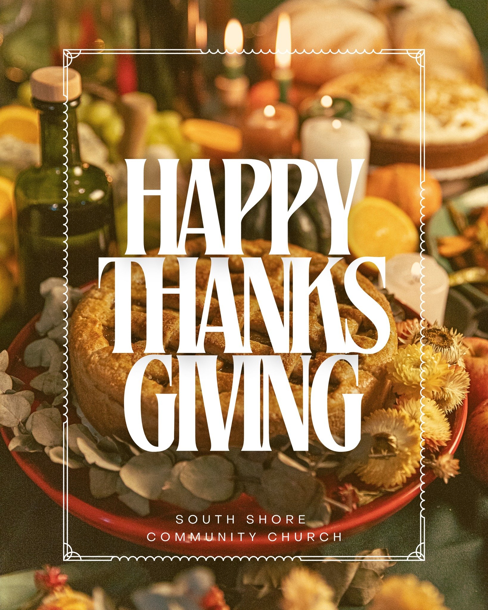 Happy Thanksgiving! Our hearts are filled with gratitude for what God is doing in and through our church. We pray that your home is filled with peace, joy, and meaningful moments with those you love. Wishing you and your family a blessed and joyful T