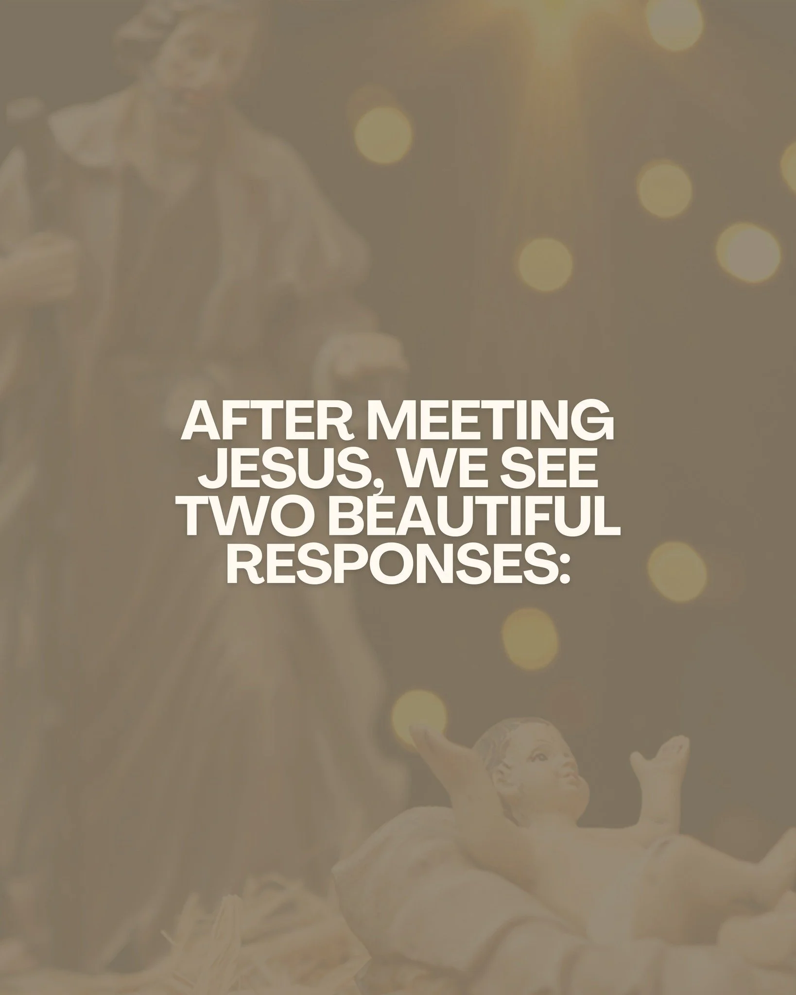 After encountering Jesus, the shepherds returned to their fields. Same job, same responsibilities, same routine. But they themselves had changed. They went back to shepherding, but they started shepherding differently. Their workplace became their mi