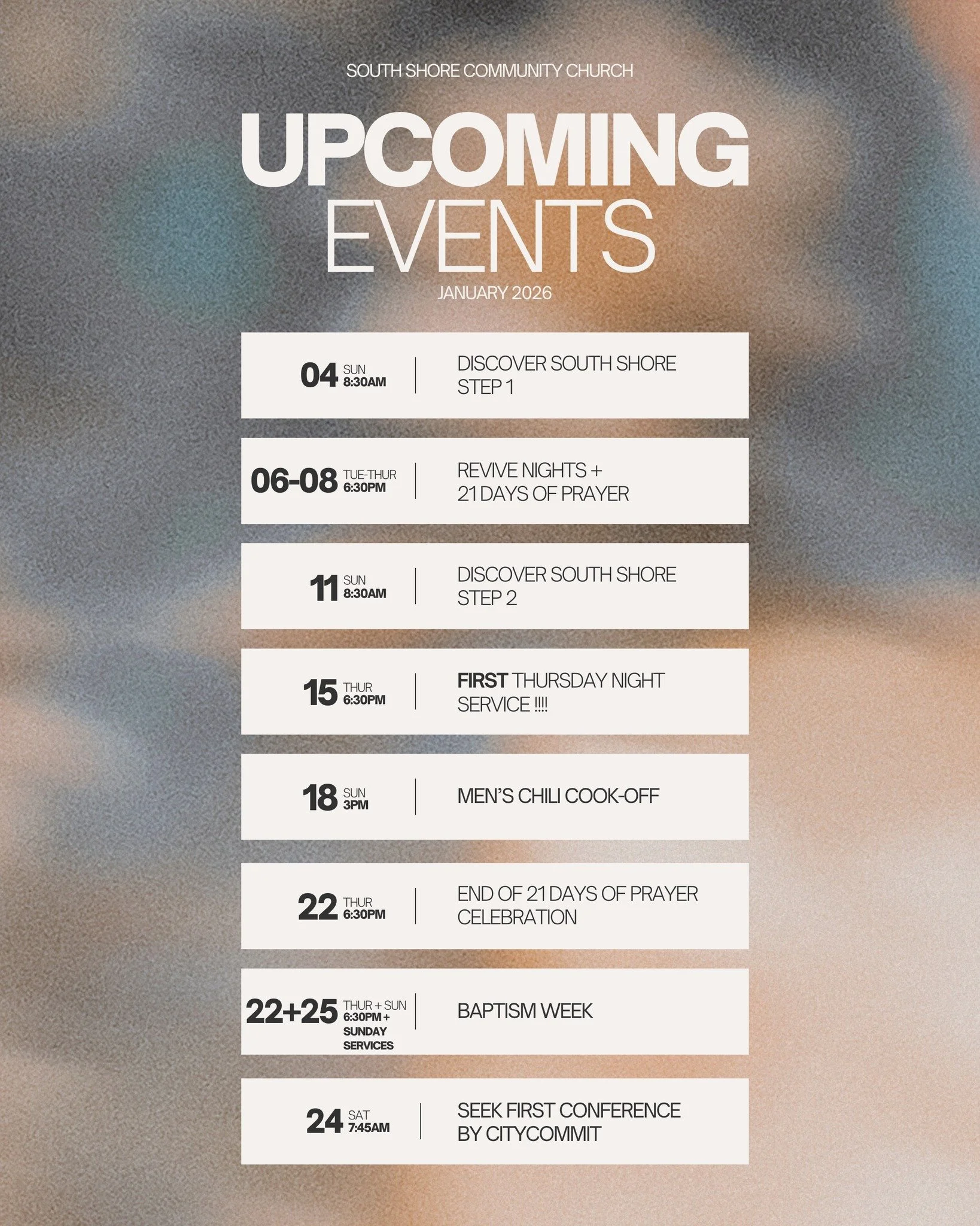 We have SO many great things planned for the new year and we are kicking off January strong! For more information about any of these events check out the link in our bio!