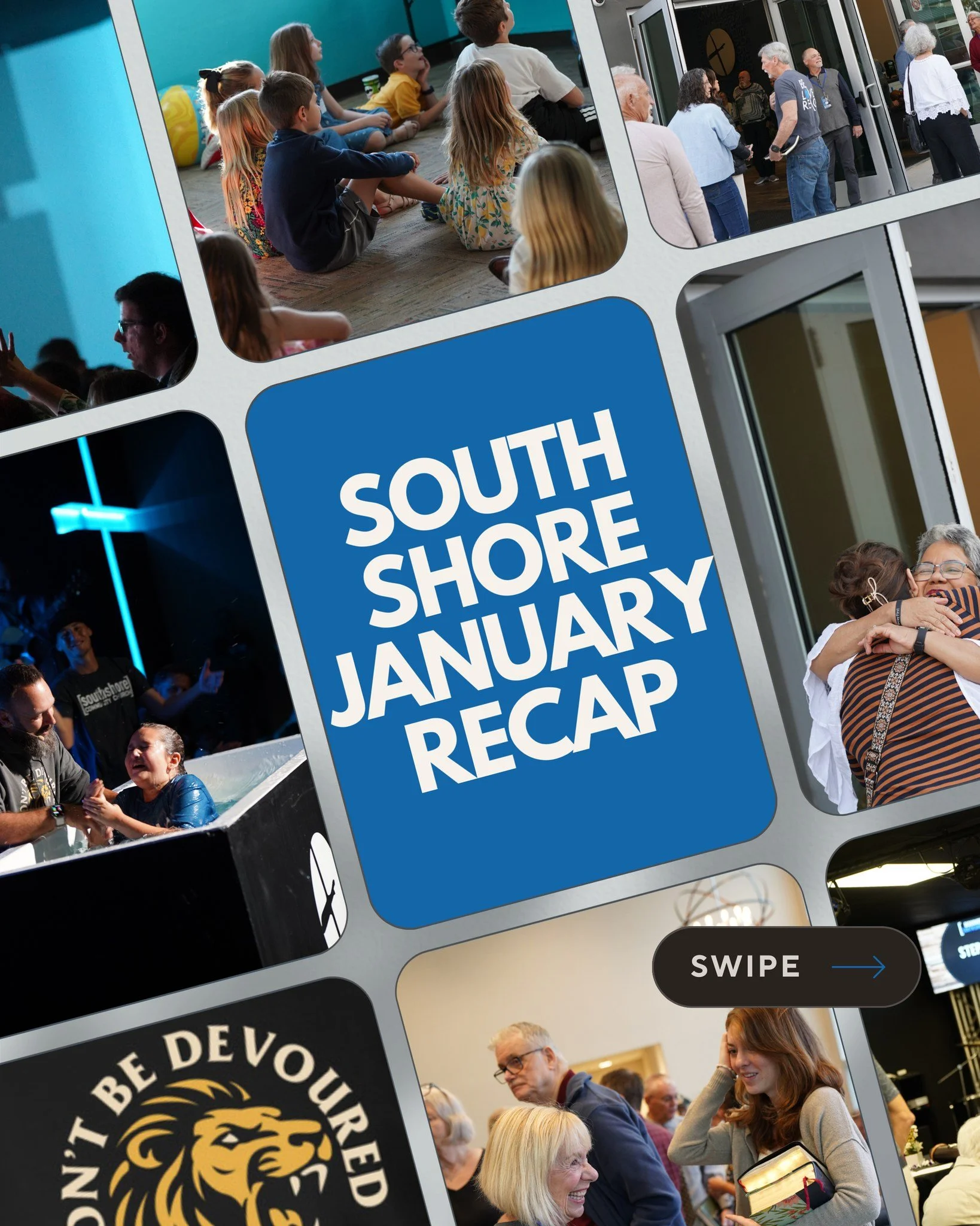 You were pretty good, January! We look forward to what God will continue to do at South Shore! #WeAreTheChurch