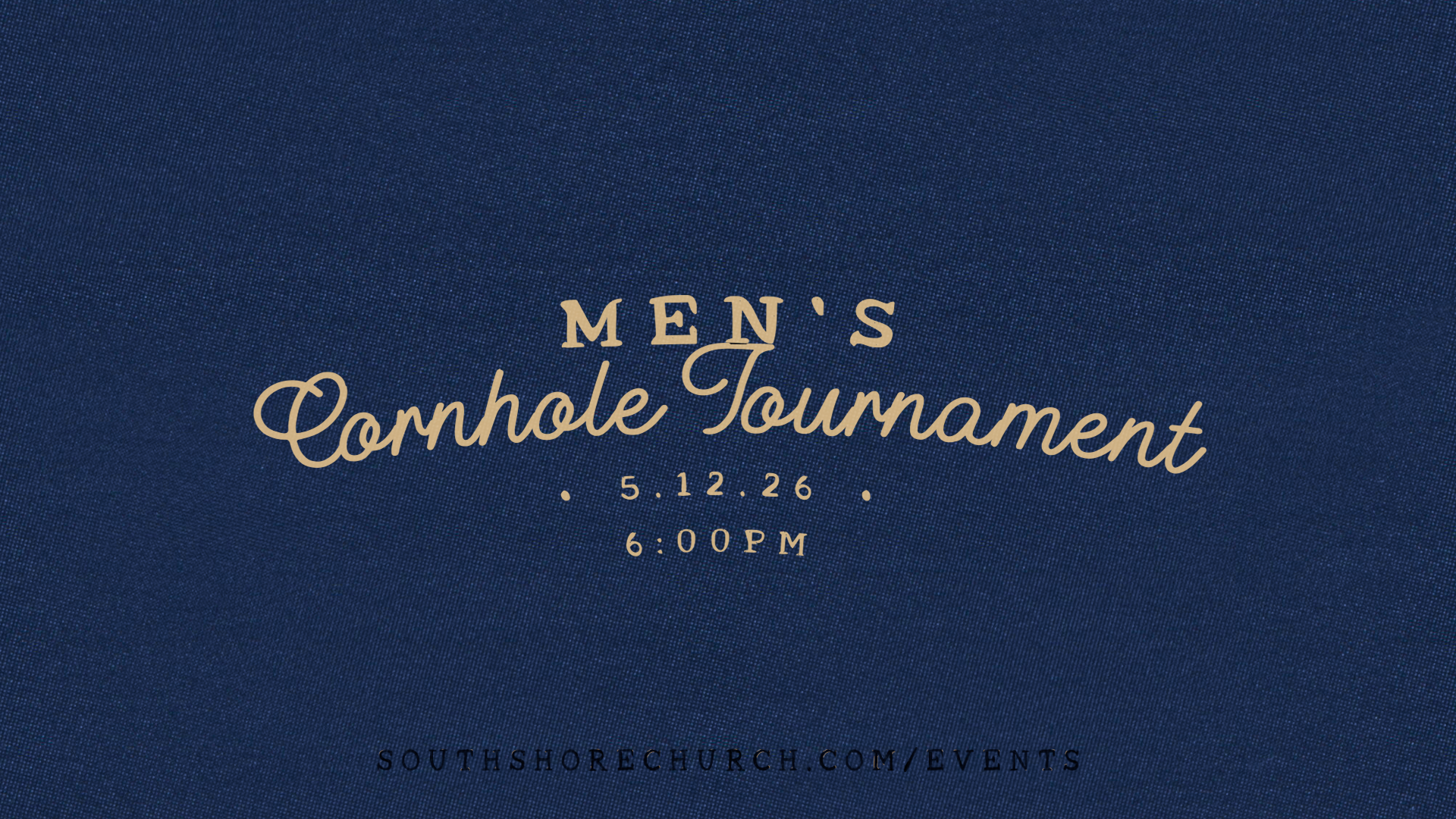 Men's Corn hole Tournament