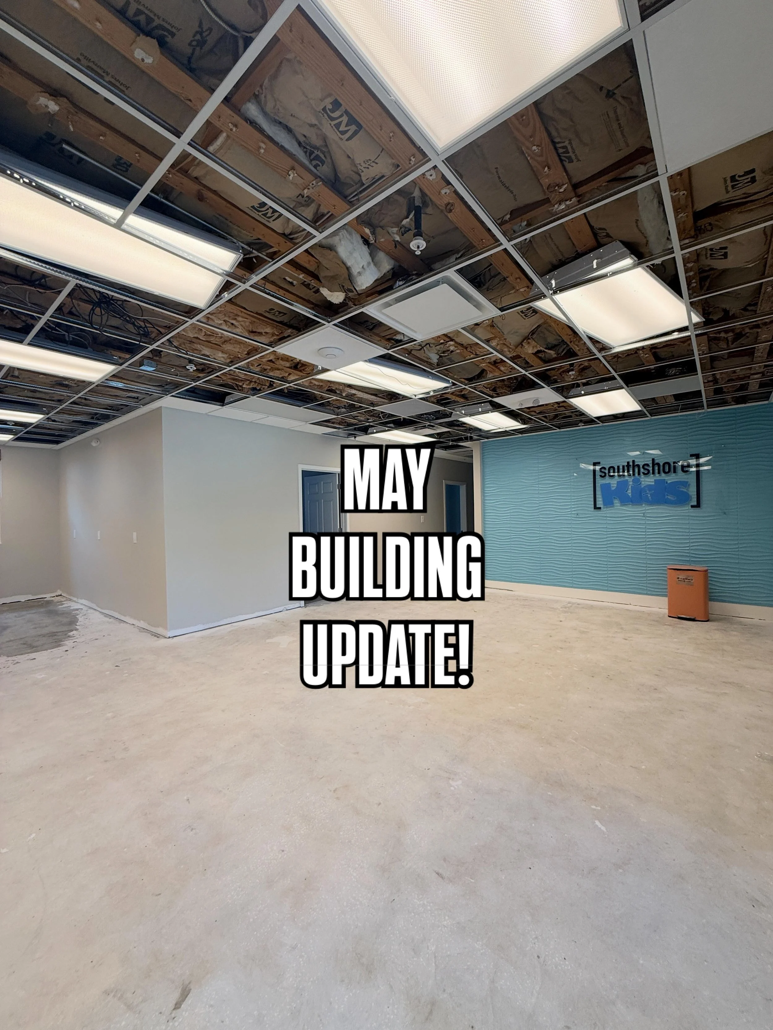 We so grateful for all that God is doing at South Shore! Our kids building is undergoing a complete renovation and we are almost done. 🤭 We&rsquo;ve created more space in each rooms, a better flow, and just an overall better place for our kids! To s