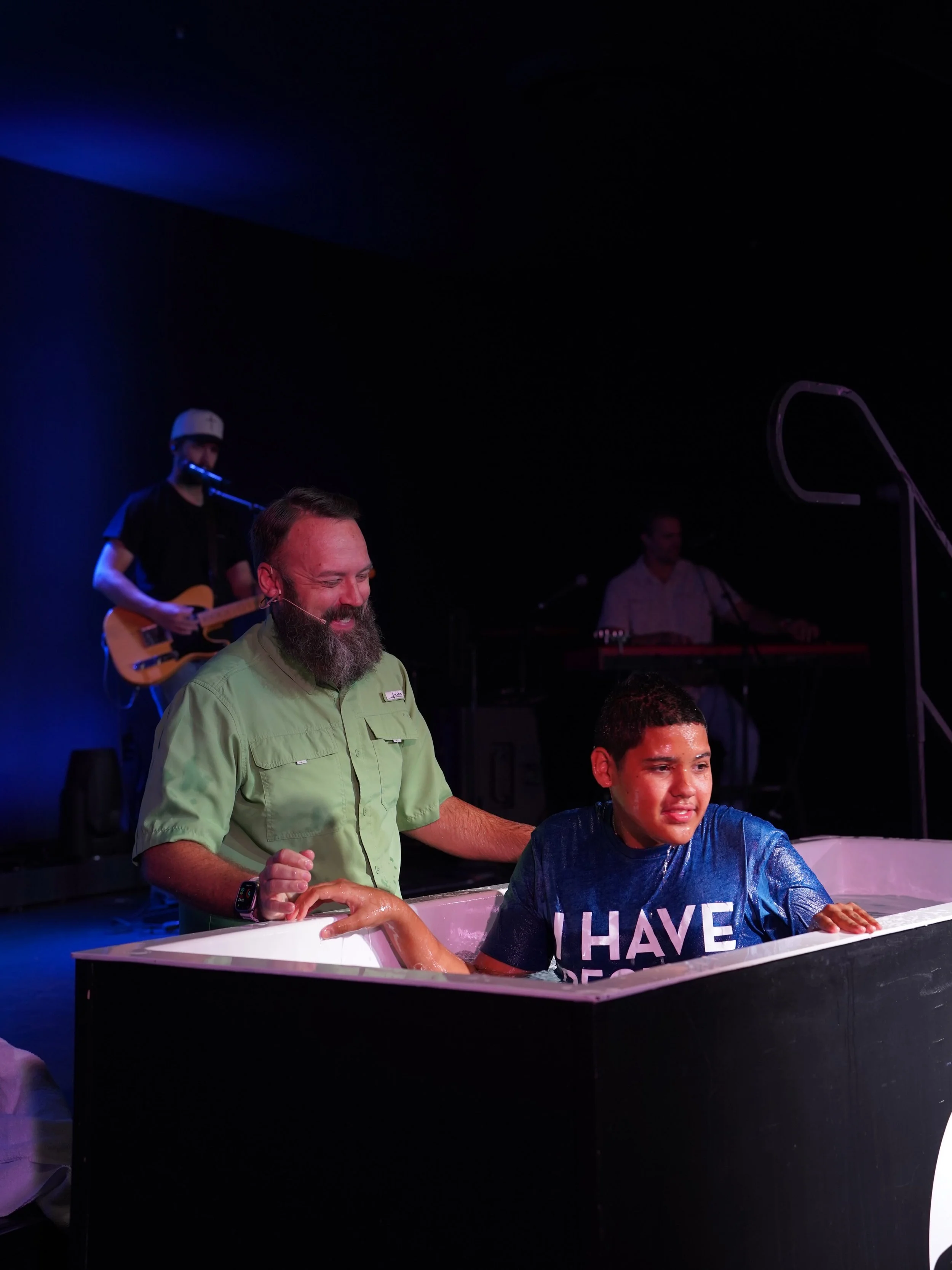 Baptism week is one of our favorite weeks of the year. There was not a dry eye in the room today and we got hear testimony after testimony about how GOOD and FAITHFUL our God is! To God be the glory! Thank you for worshiping with us today! 🕊️