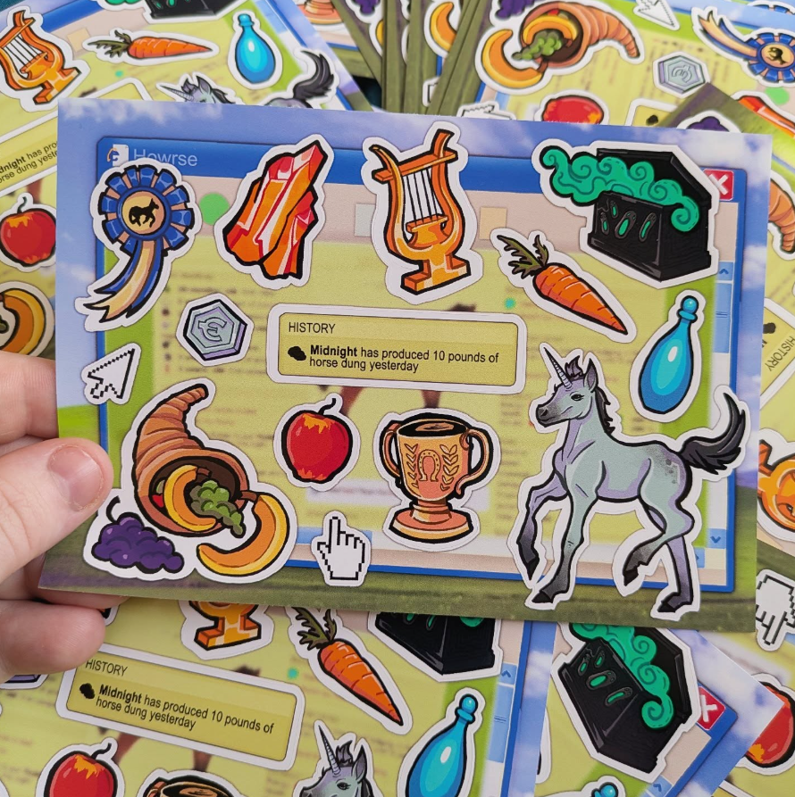 Howrse Sticker Sheet